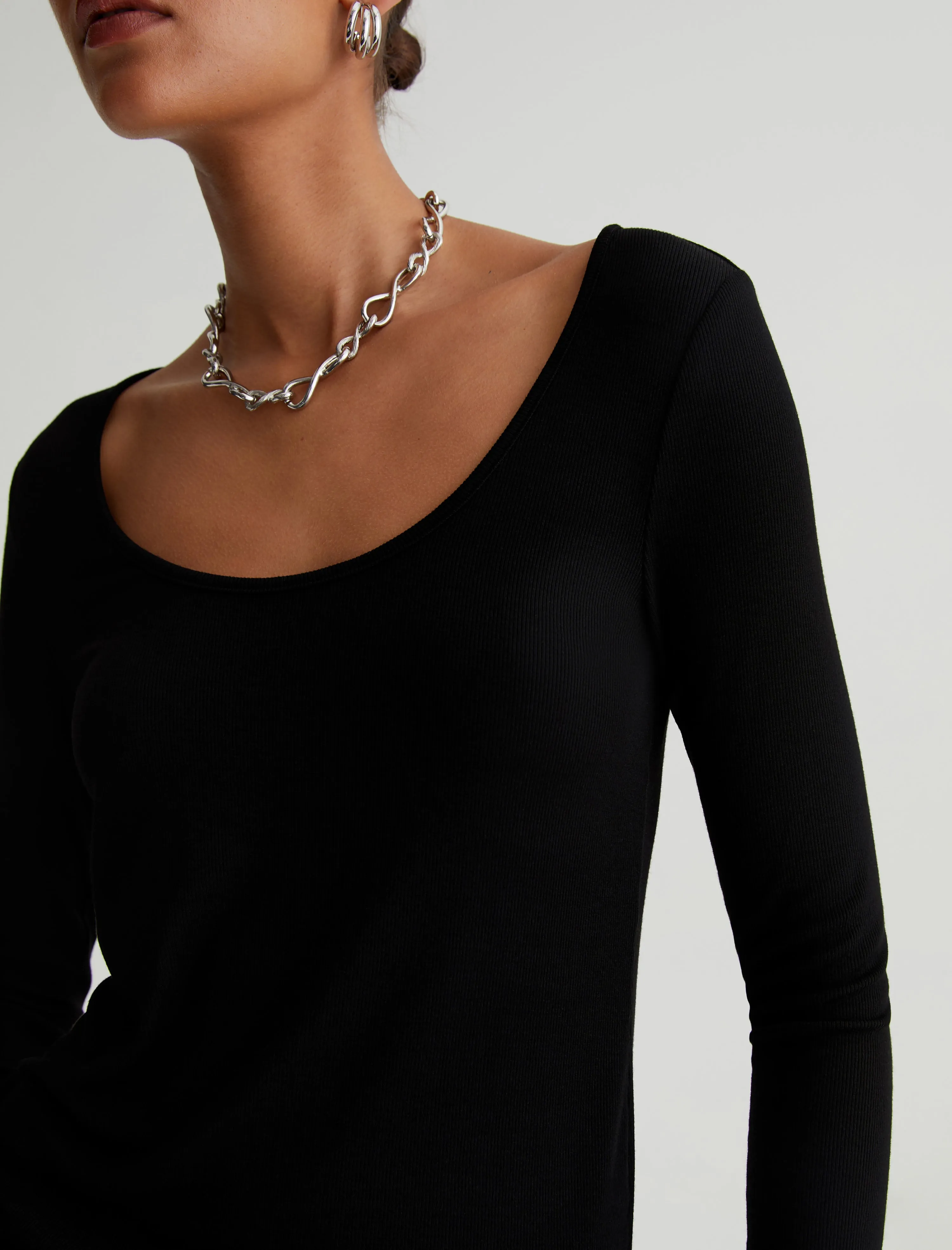 Jaxon Long Sleeve Scoop sold by Adriano Goldschmied product image thumbnail 2