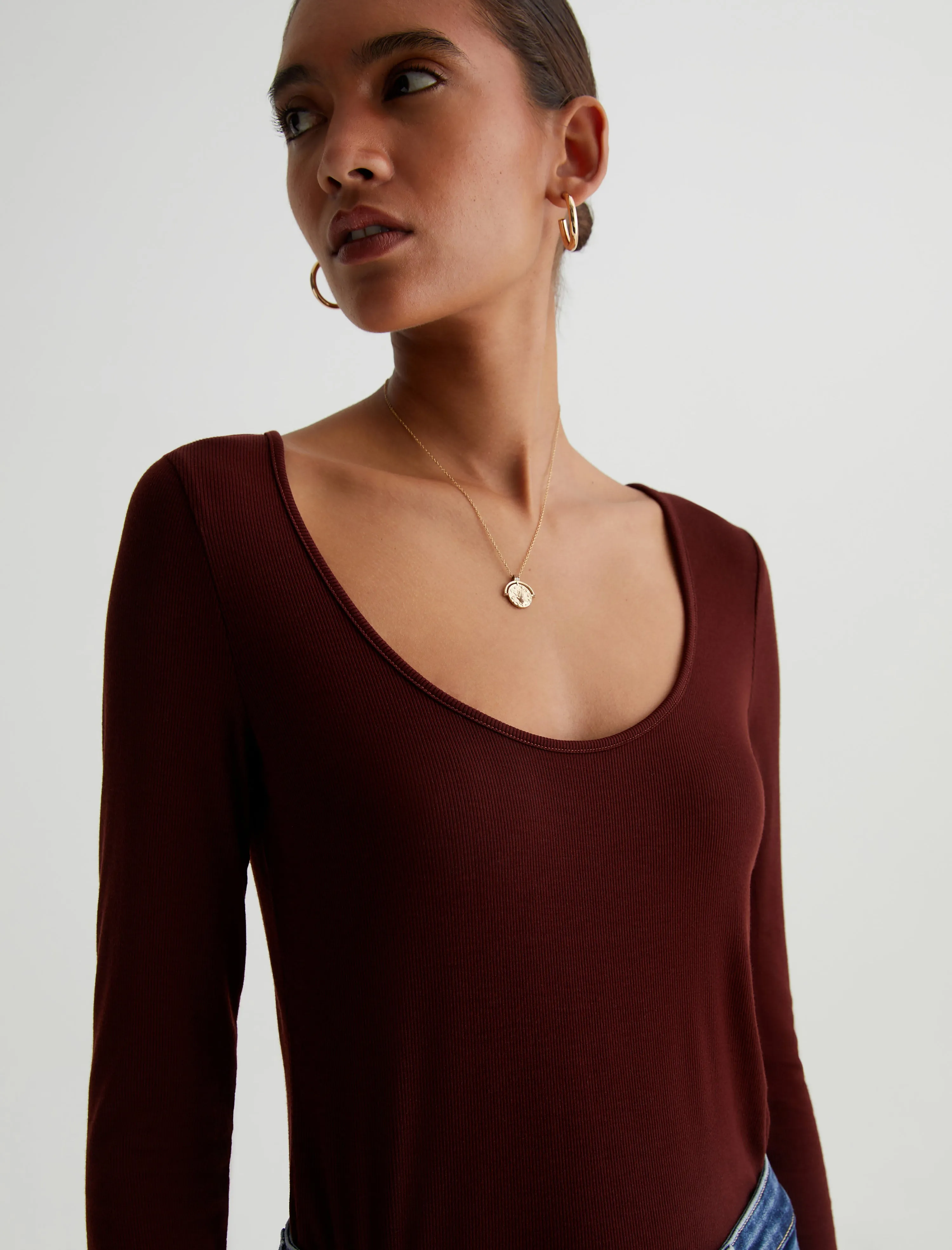 Jaxon Long Sleeve Scoop sold by Adriano Goldschmied product image thumbnail 2