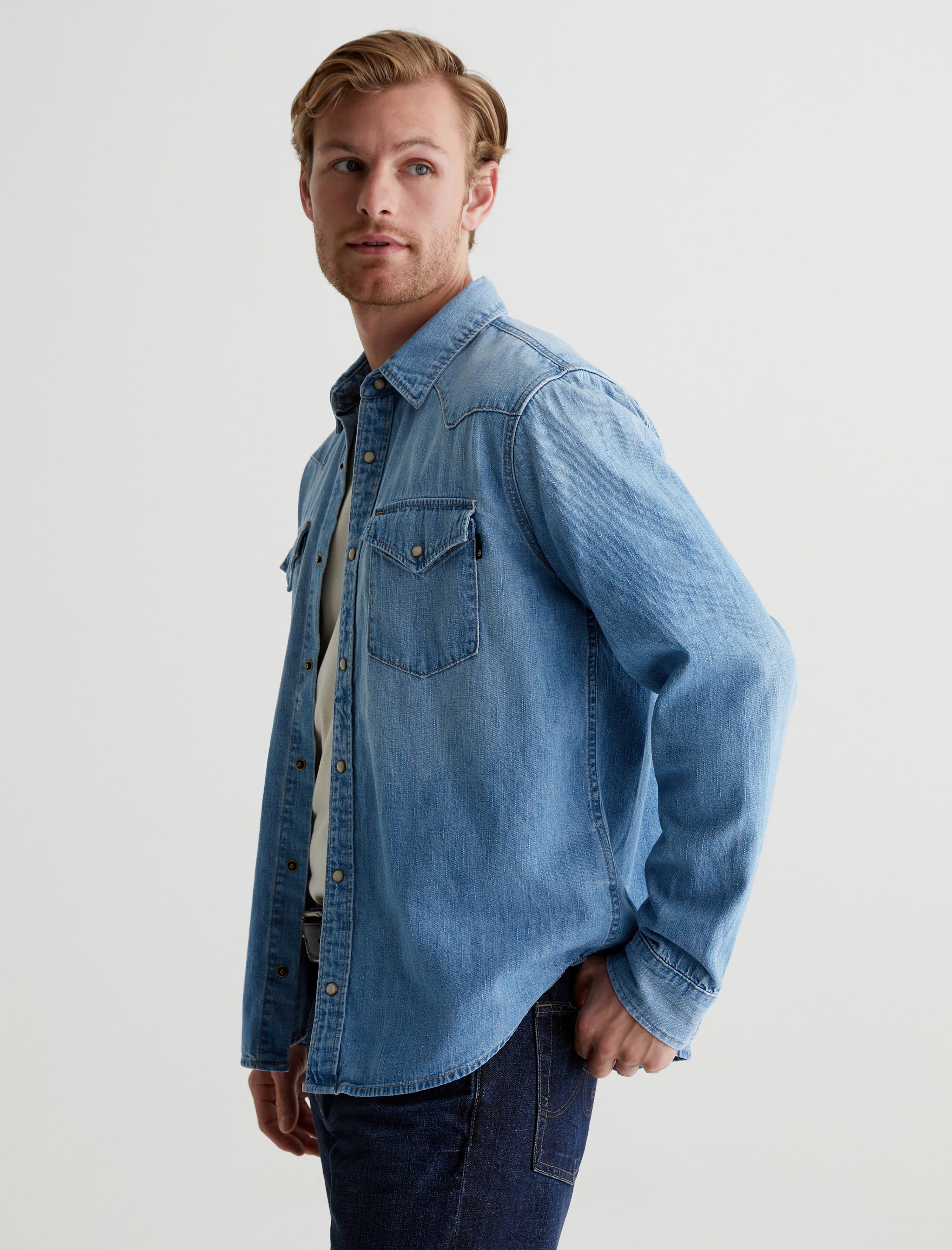 Aiden Western Shirt sold by Adriano Goldschmied