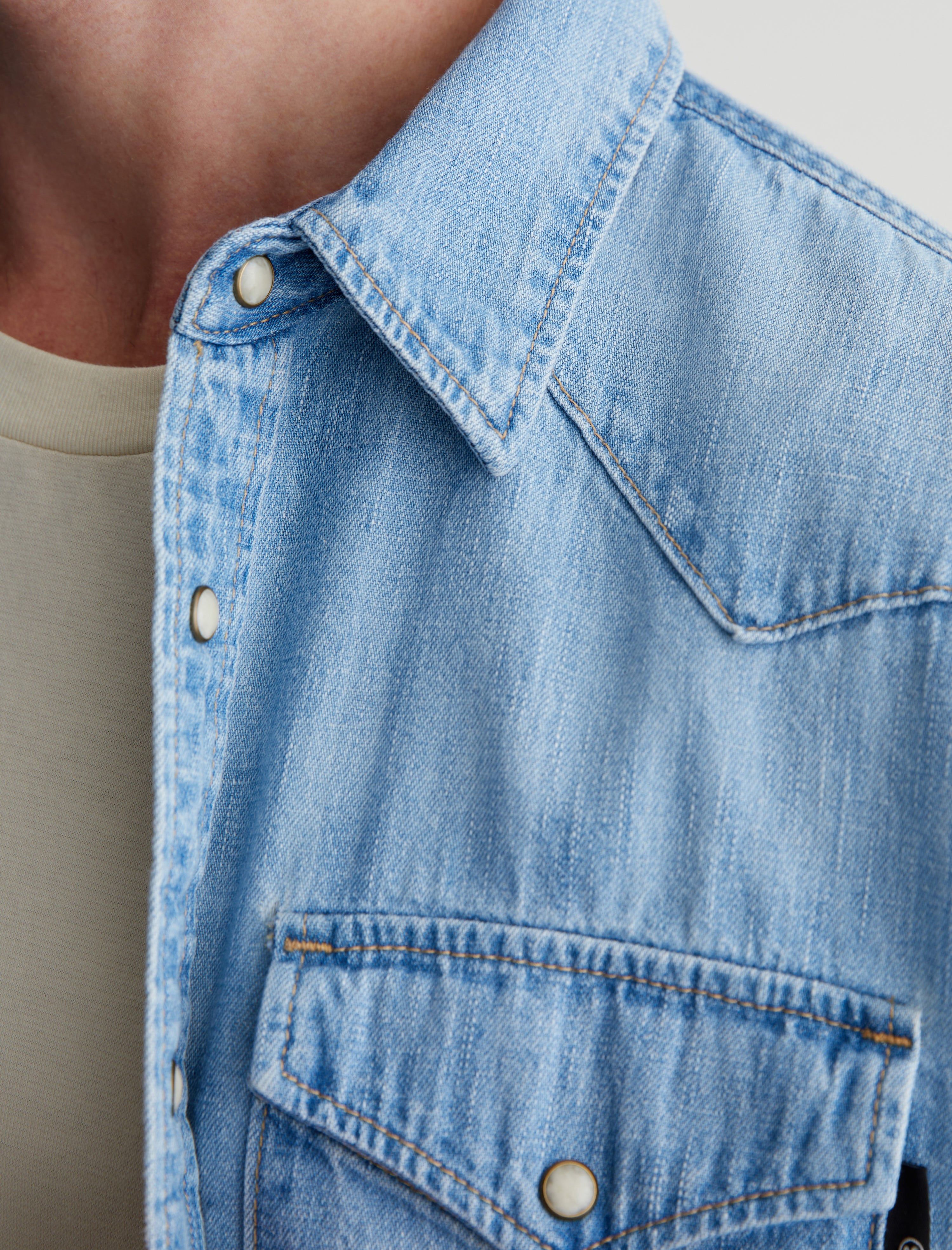 Aiden Western Shirt sold by Adriano Goldschmied product image thumbnail 5