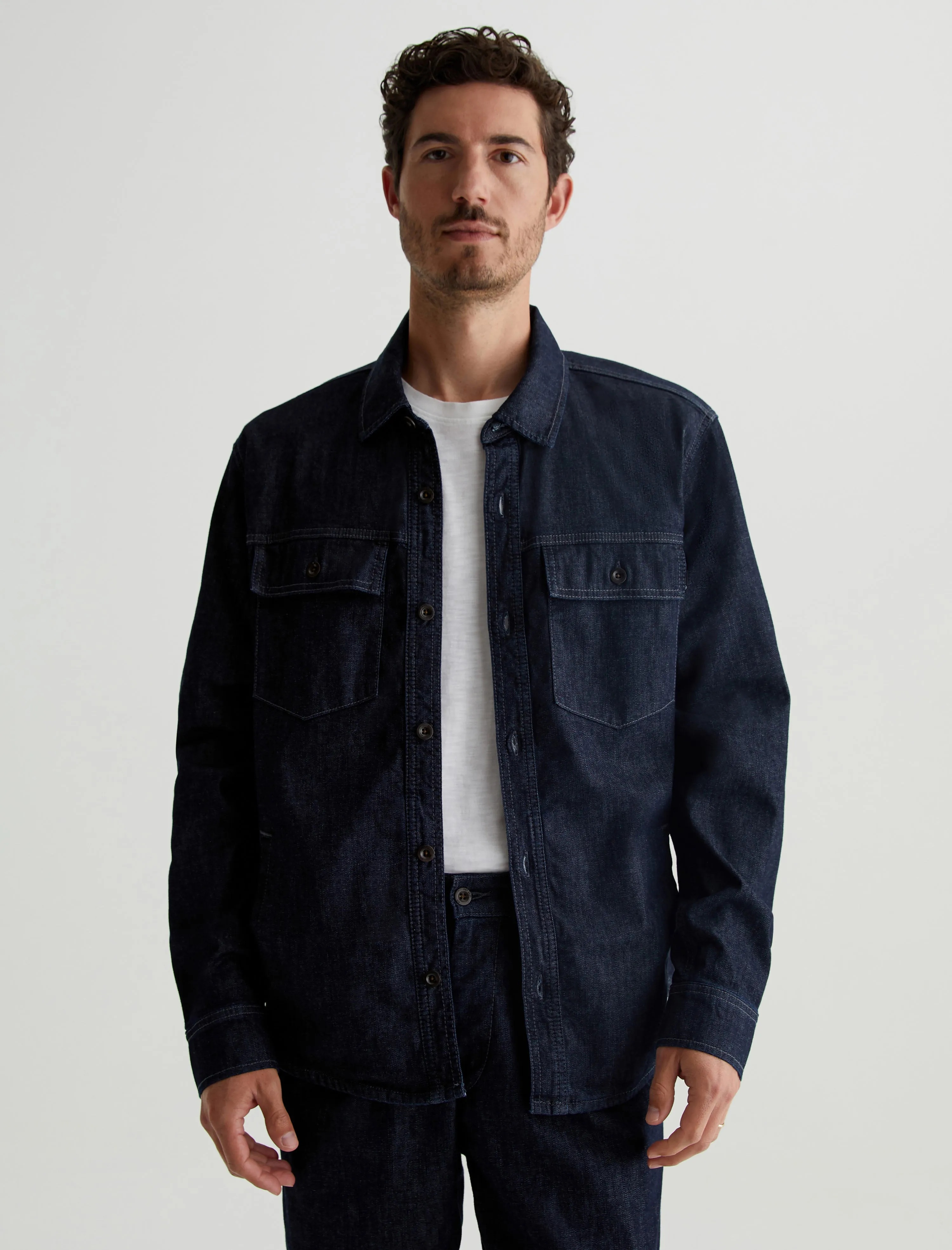 Elias Shirt Jacket sold by Adriano Goldschmied