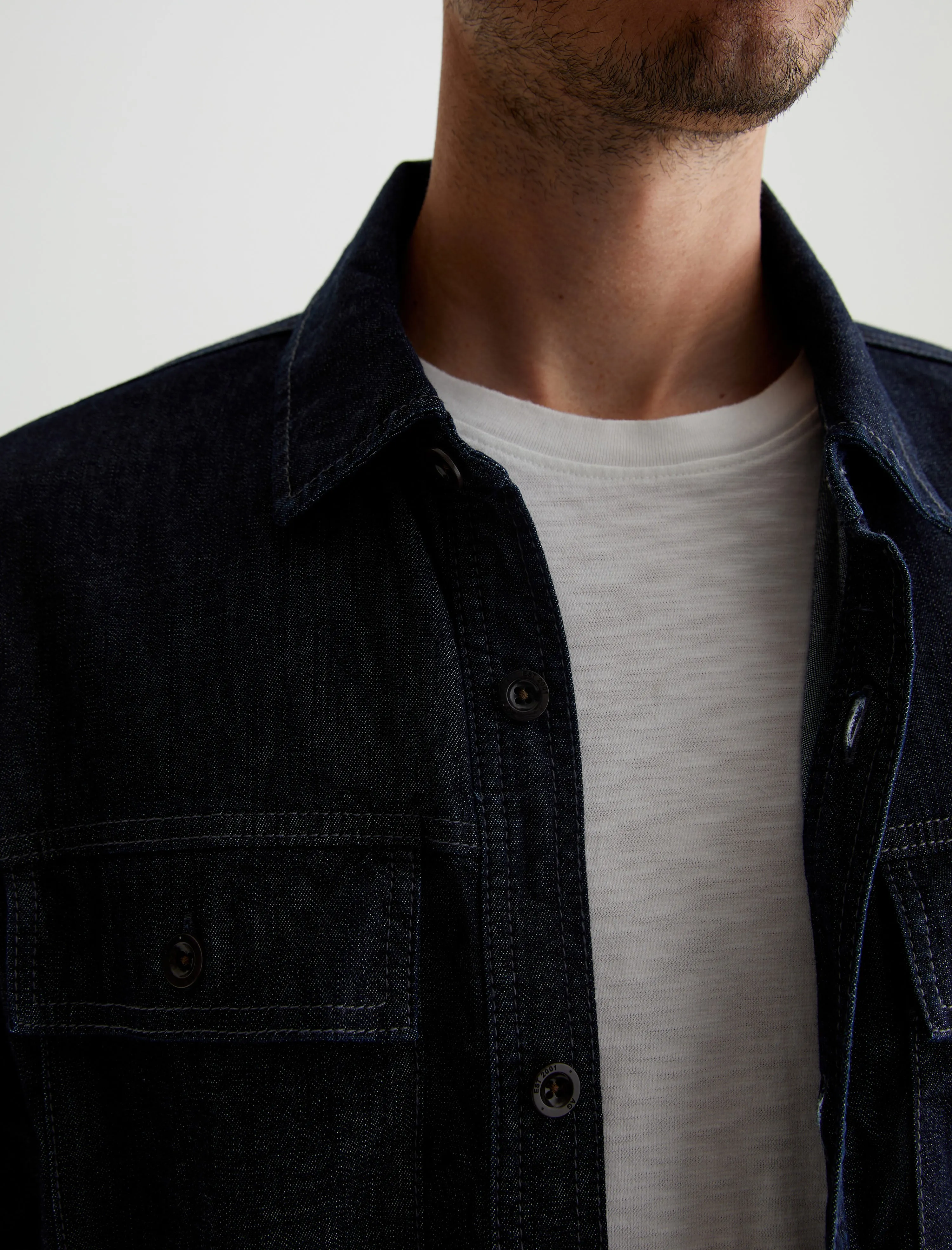 Elias Shirt Jacket sold by Adriano Goldschmied product image thumbnail 5