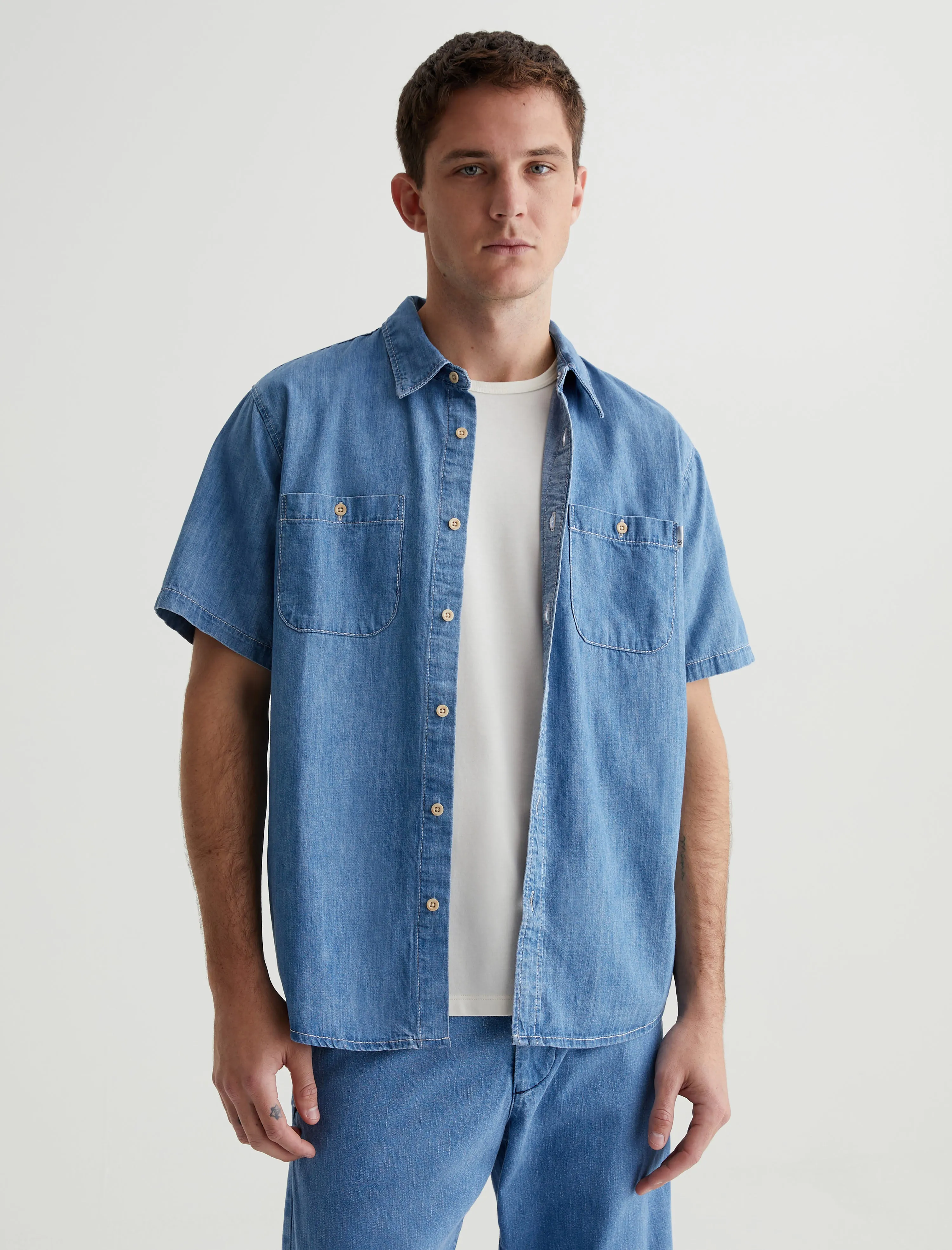 Wayne Short Sleeve Shirt sold by Adriano Goldschmied