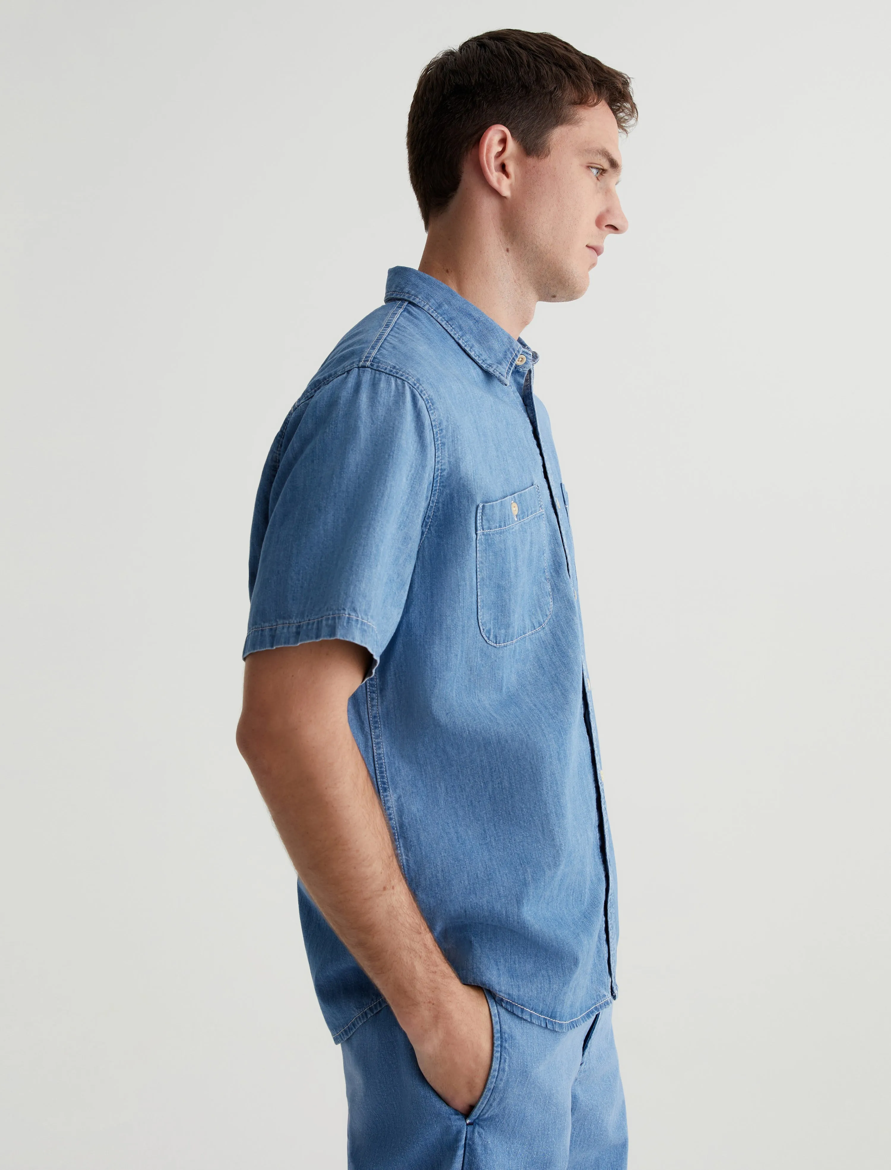 Wayne Short Sleeve Shirt sold by Adriano Goldschmied product image thumbnail 4