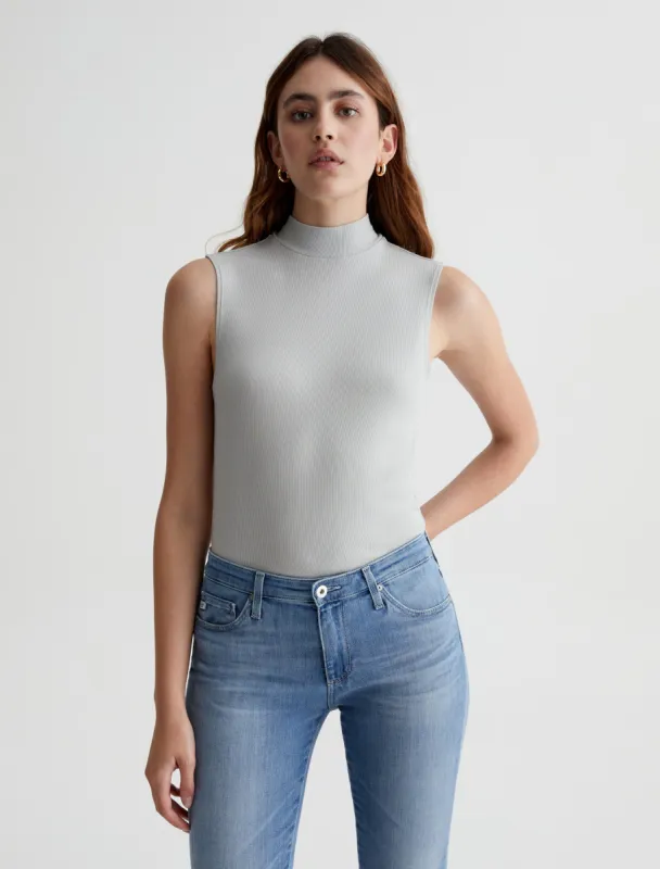 Edie Sleeveless Turtleneck sold by Adriano Goldschmied