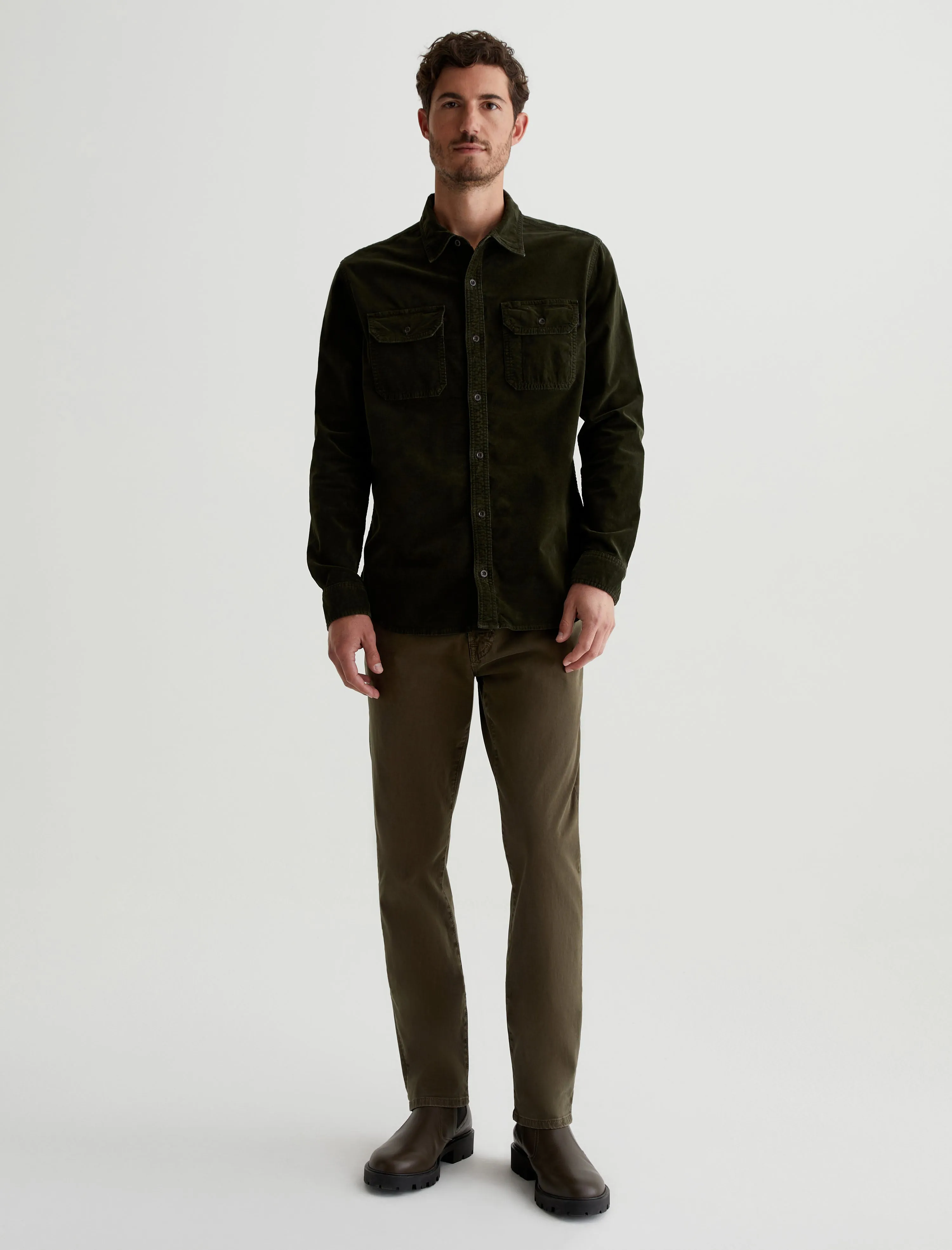 Aiden Utility Corduroy Shirt sold by Adriano Goldschmied product image thumbnail 4