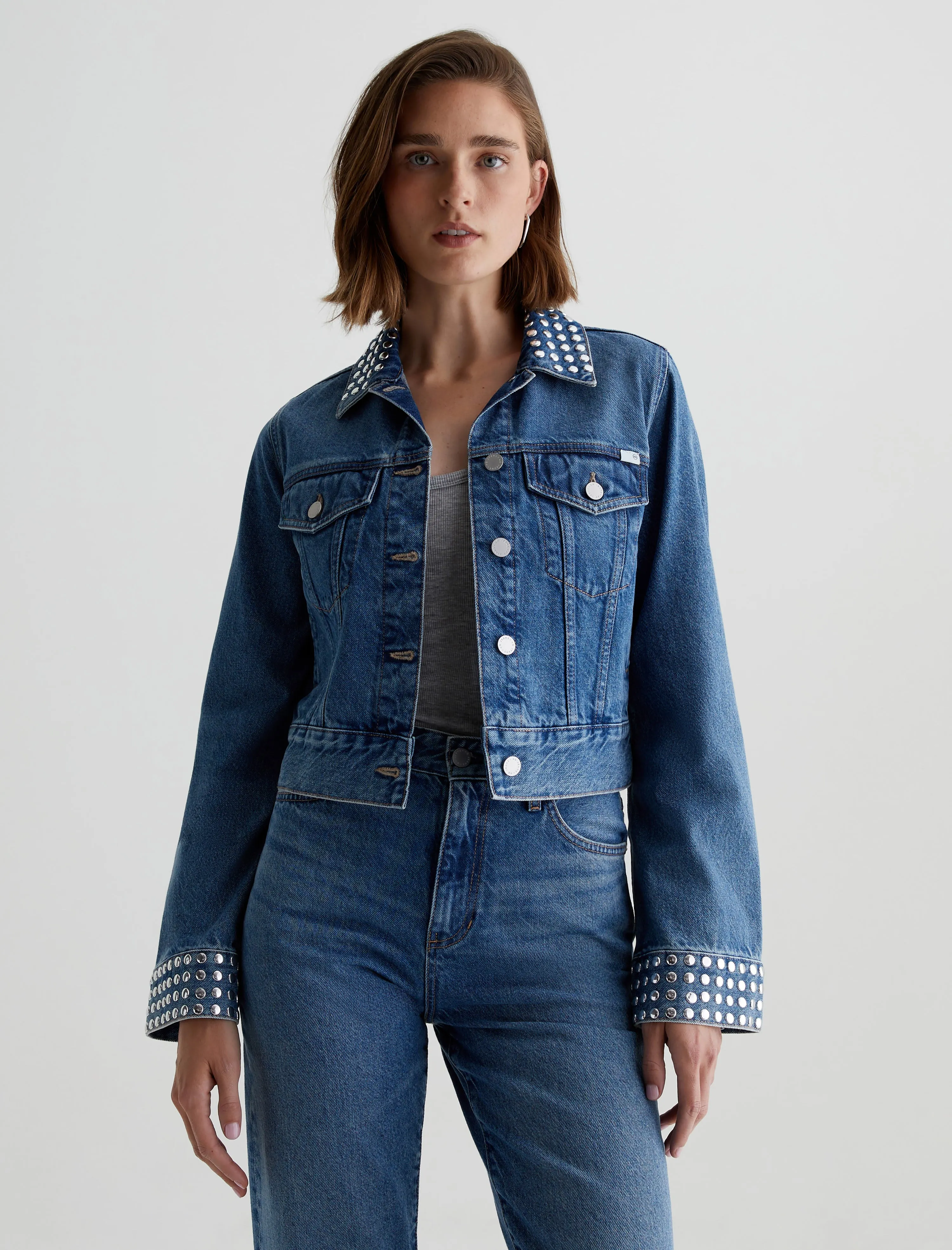 Studded Isa Jacket sold by Adriano Goldschmied