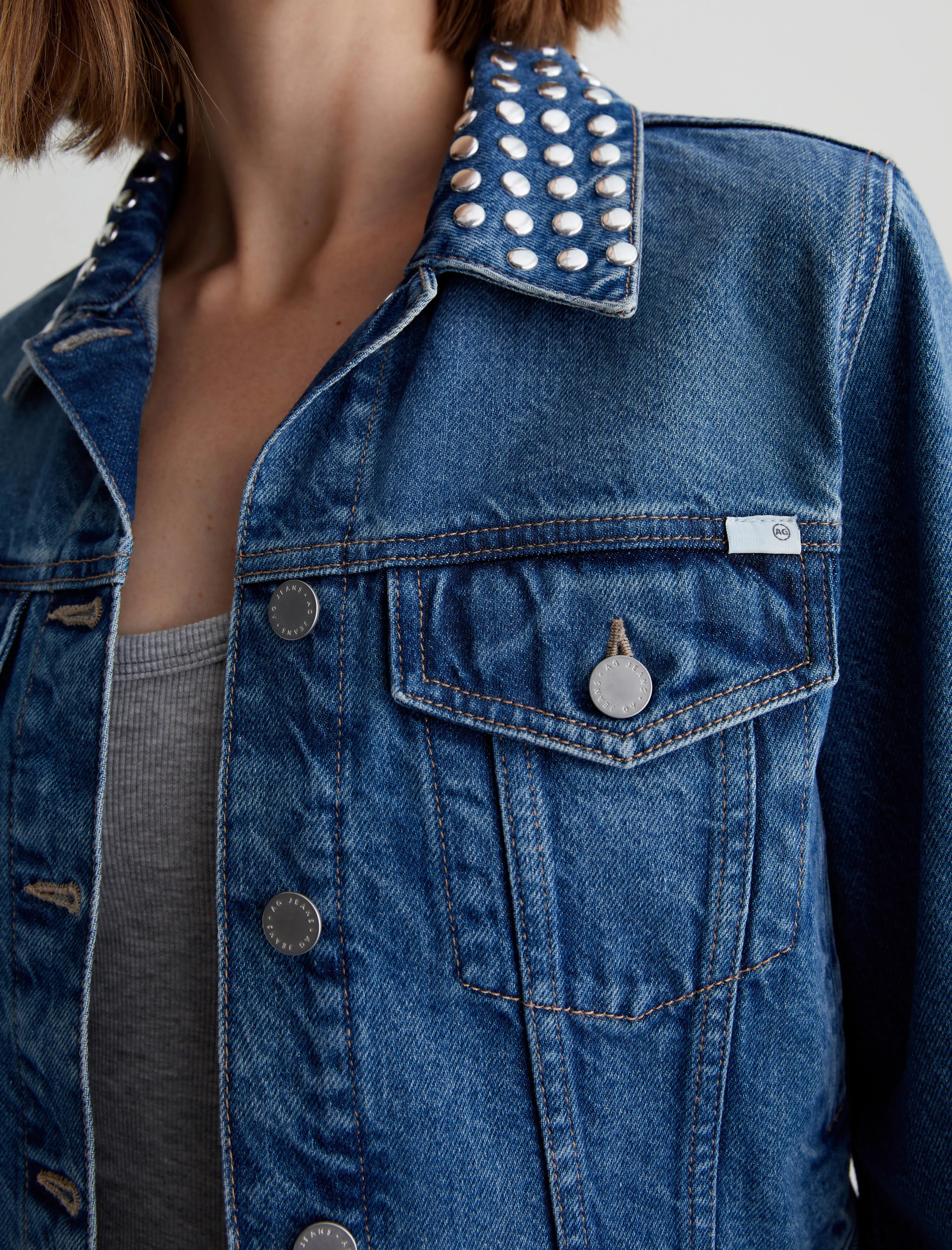 Studded Isa Jacket sold by Adriano Goldschmied product image thumbnail 2