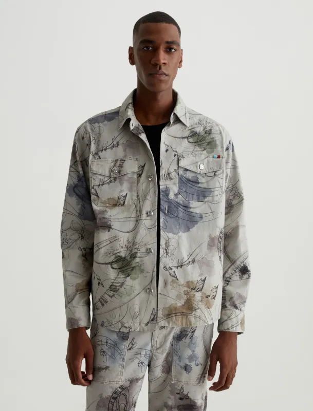 Elias Shirt Jacket SUD sold by AG Jeans