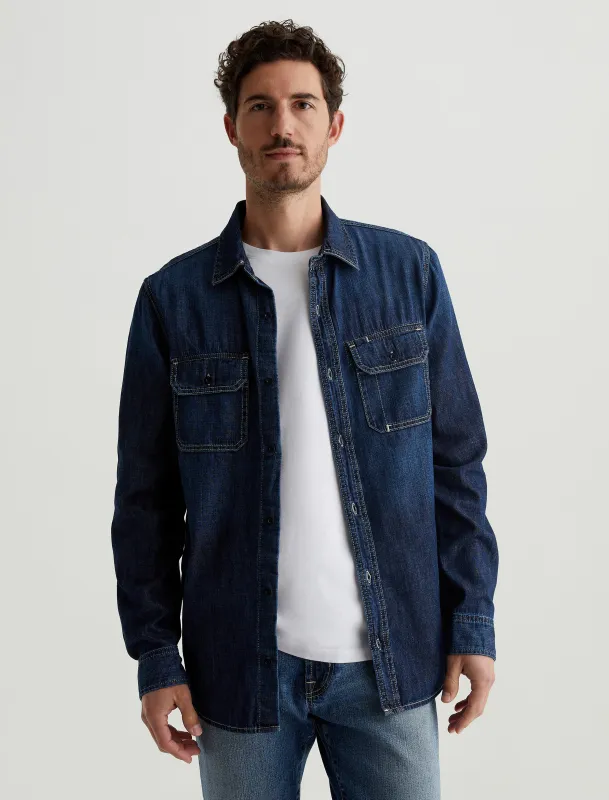 Aiden Utility Shirt sold by Adriano Goldschmied