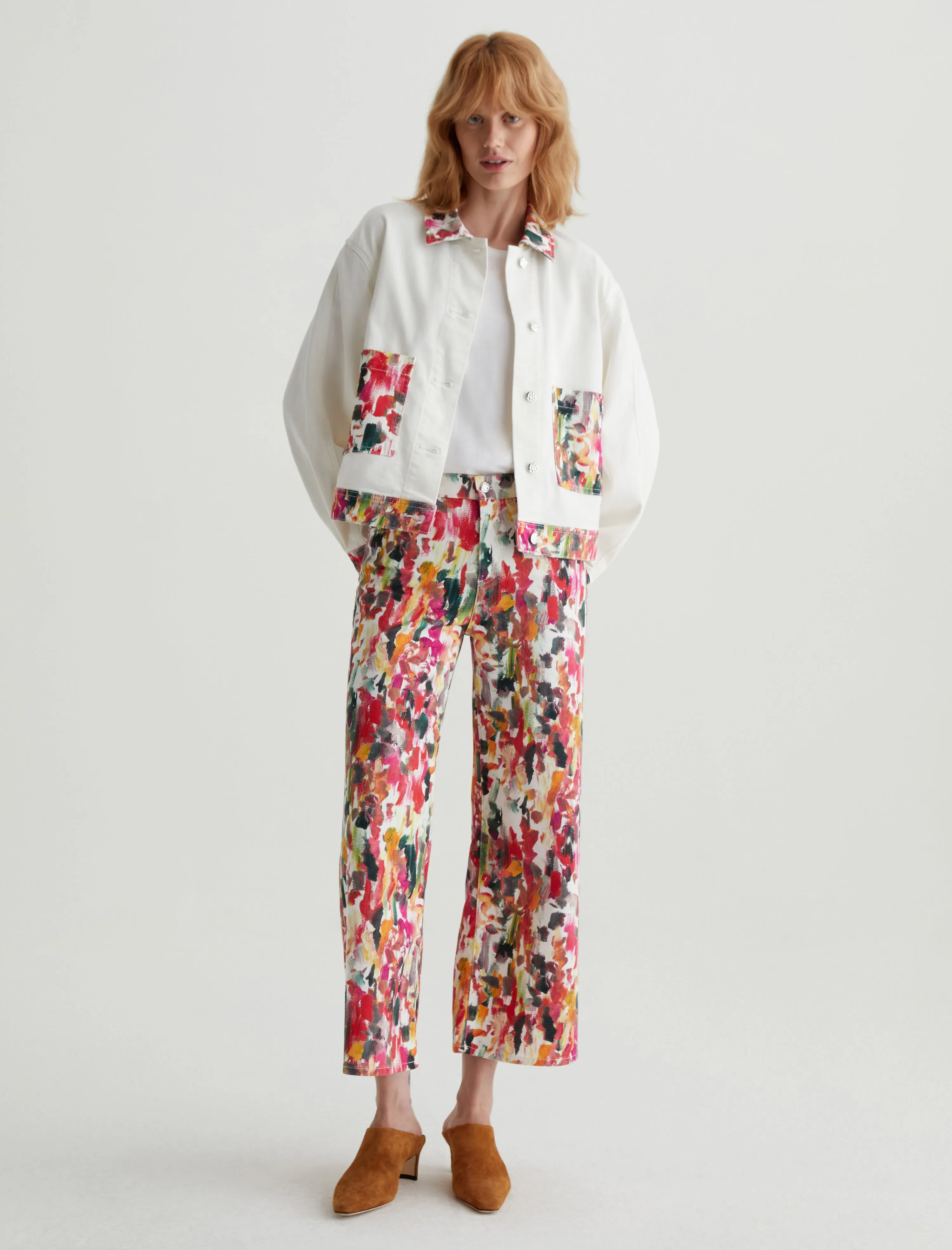 Saige Wide Leg Crop sold by AG Jeans