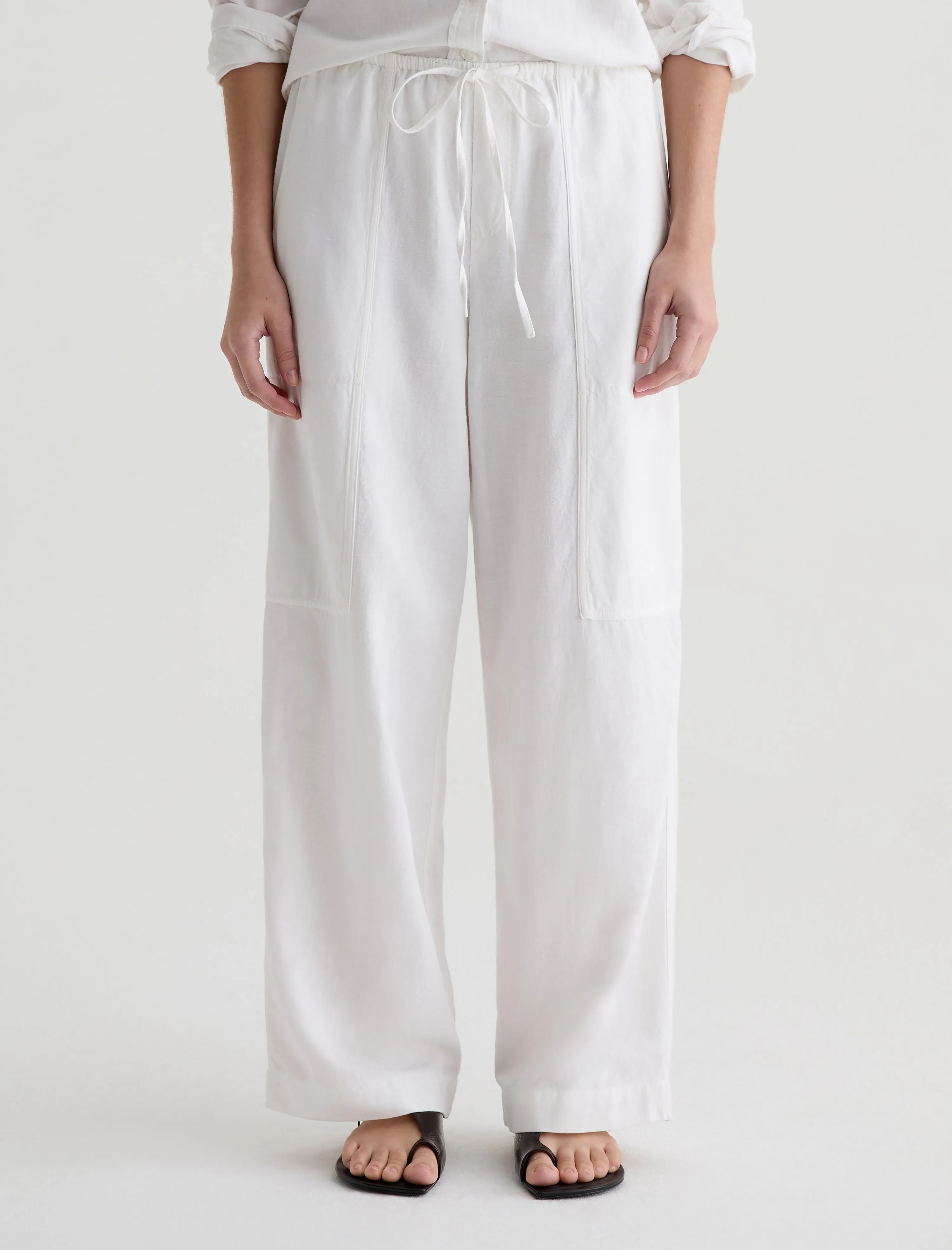 Nina Linen Drawstring Pant sold by AG Jeans product image thumbnail 2
