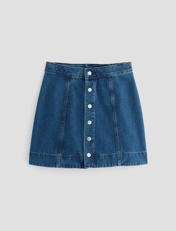 Evie Denim Skirt sold by Adriano Goldschmied