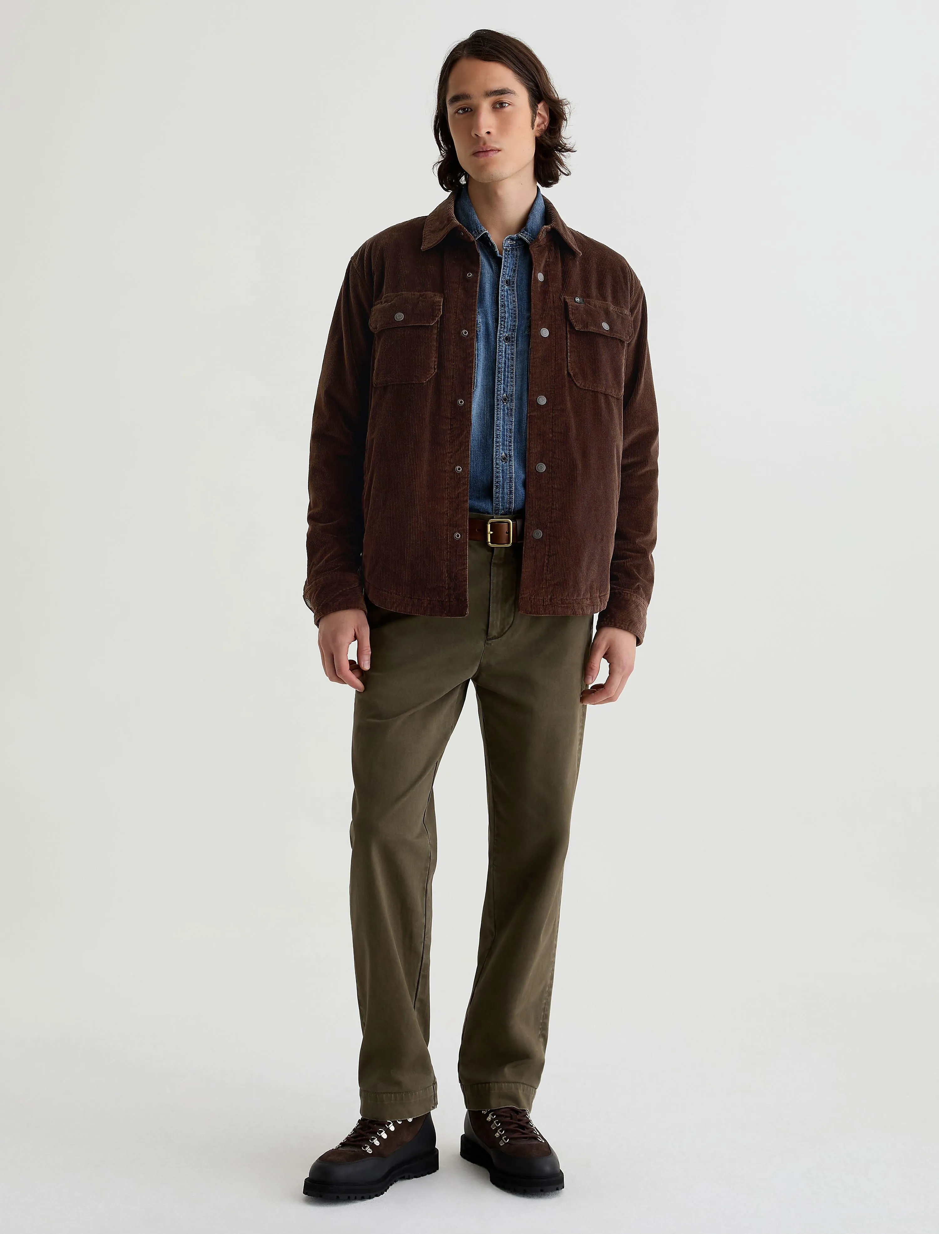 Elias Corduroy Shirt Jacket sold by AG Jeans product image thumbnail 5