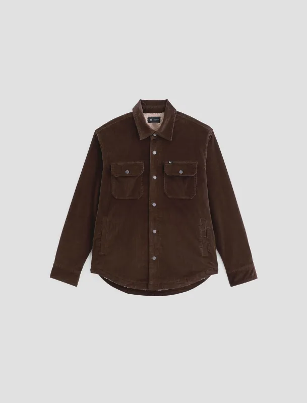 Elias Corduroy Shirt Jacket sold by AG Jeans