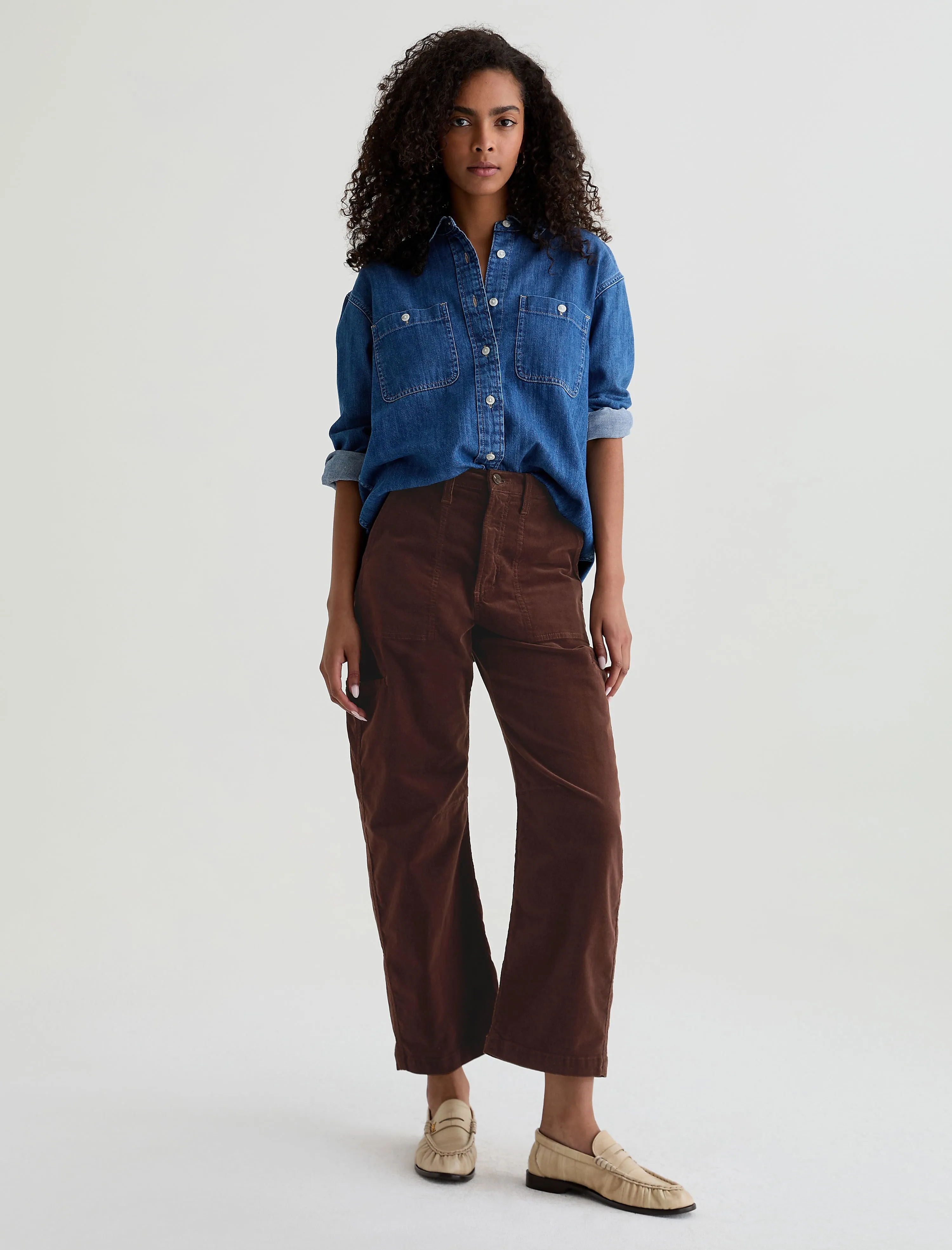 Hazal Corduroy Utility Pant sold by AG Jeans product image thumbnail 2