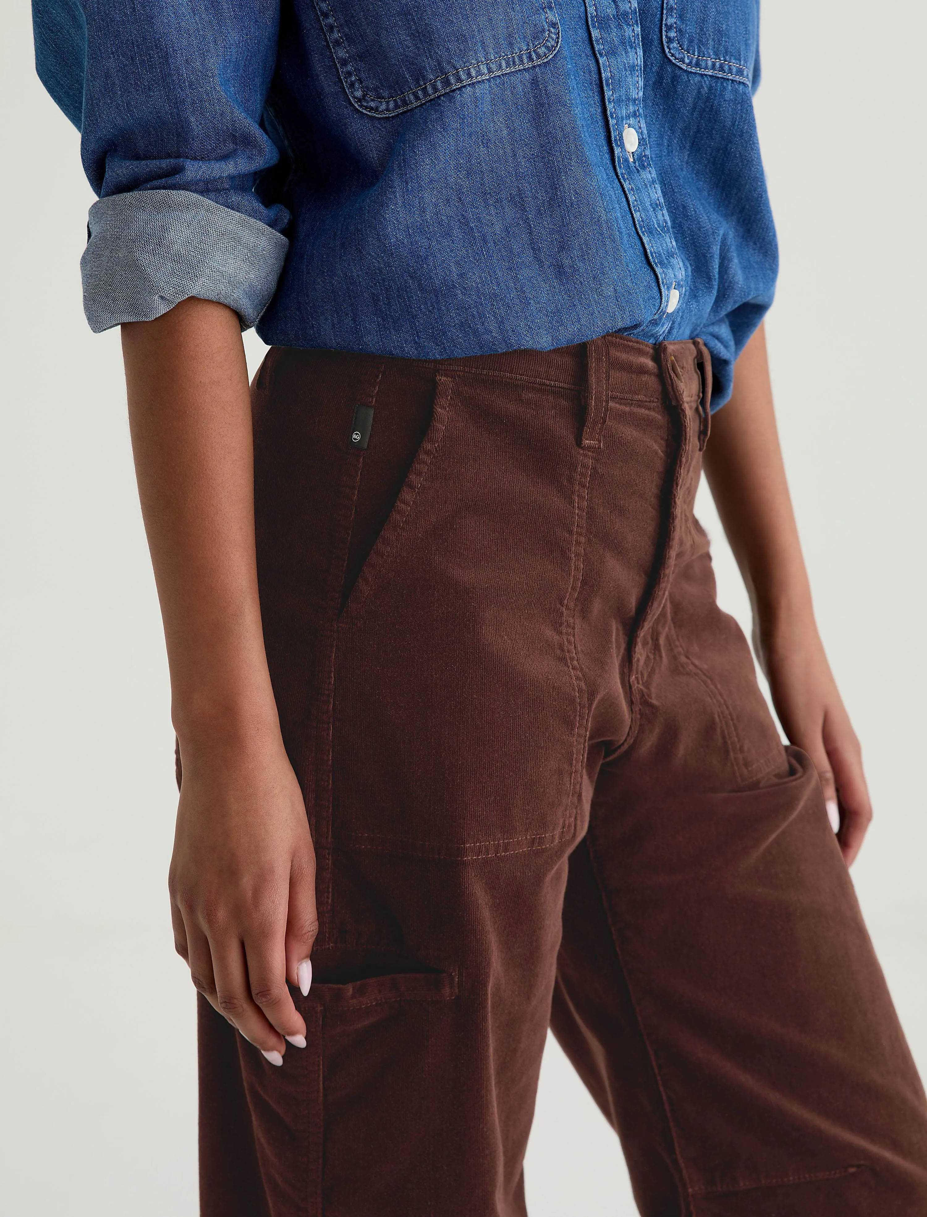 Hazal Corduroy Utility Pant sold by AG Jeans product image thumbnail 4