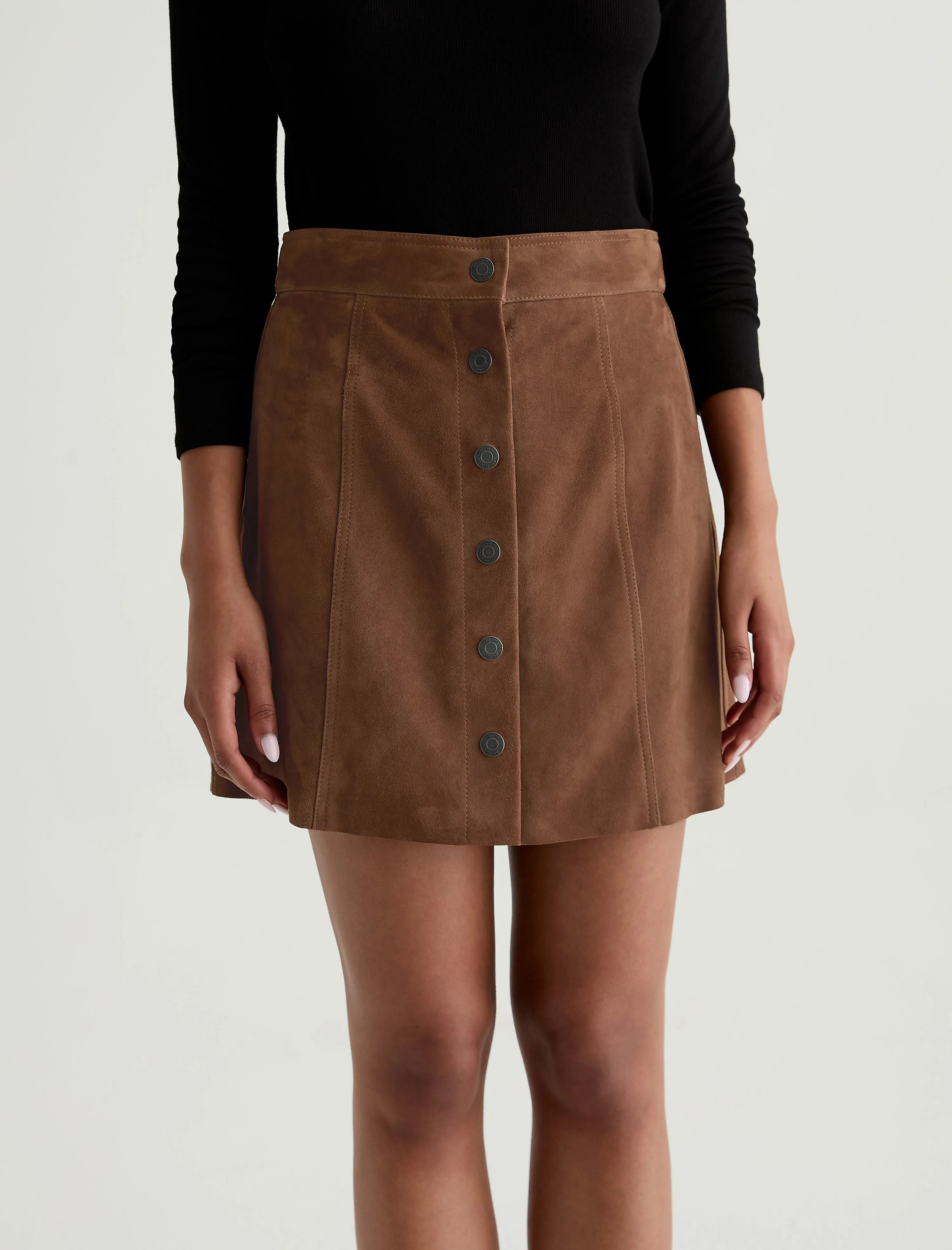 Evie Suede Skirt sold by Adriano Goldschmied product image thumbnail 4