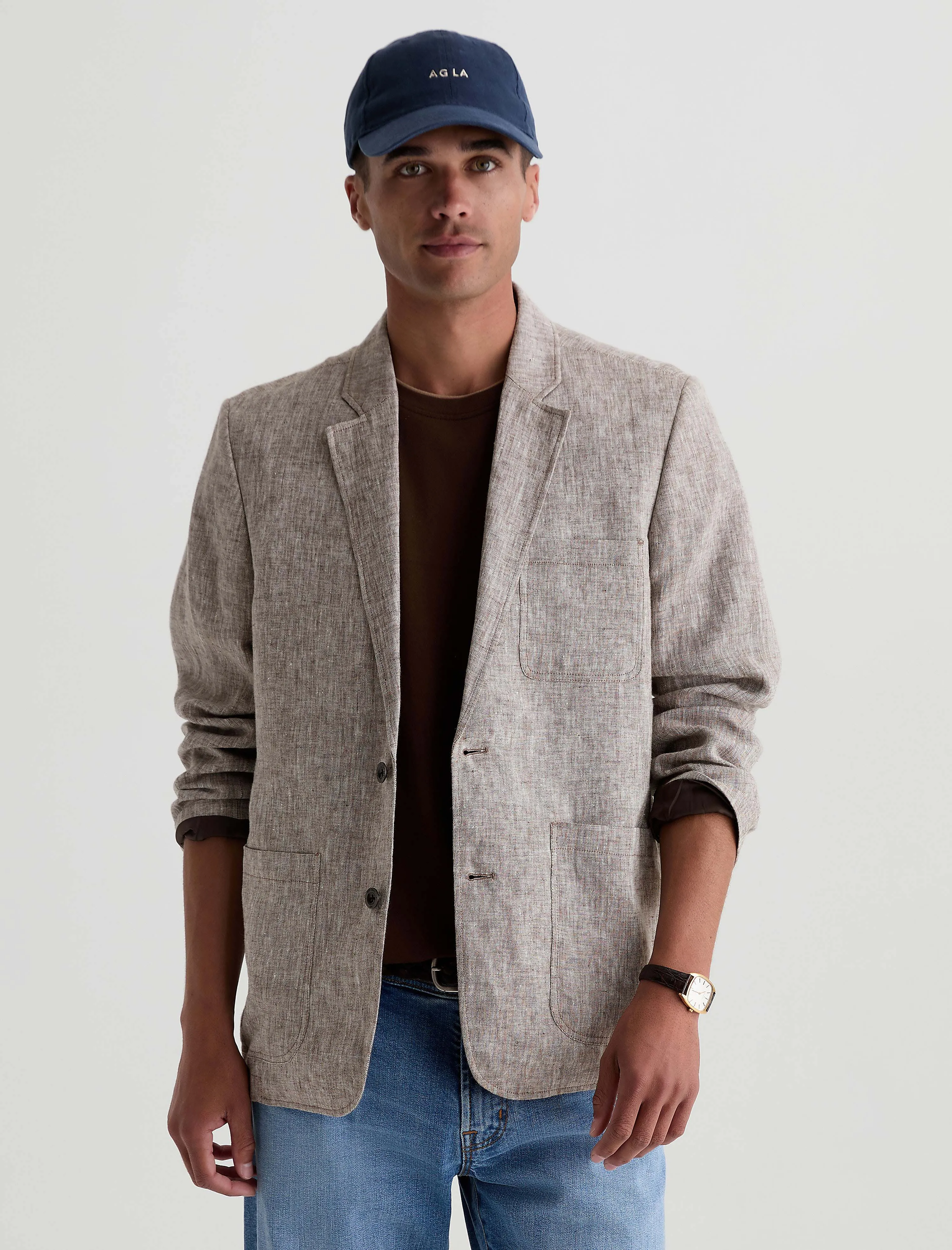 Leo Linen Blazer sold by AG Jeans product image thumbnail 2