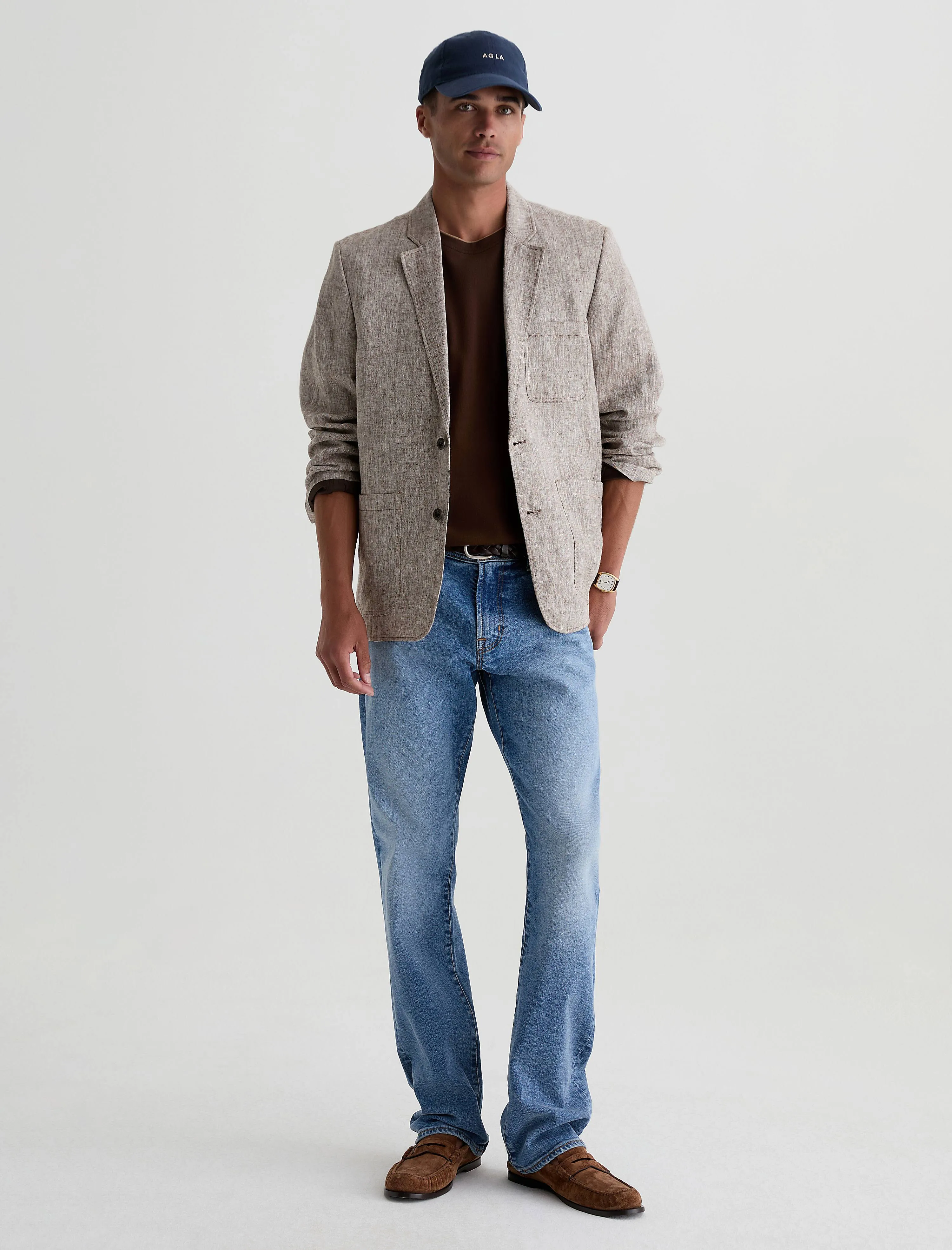 Leo Linen Blazer sold by AG Jeans product image thumbnail 5