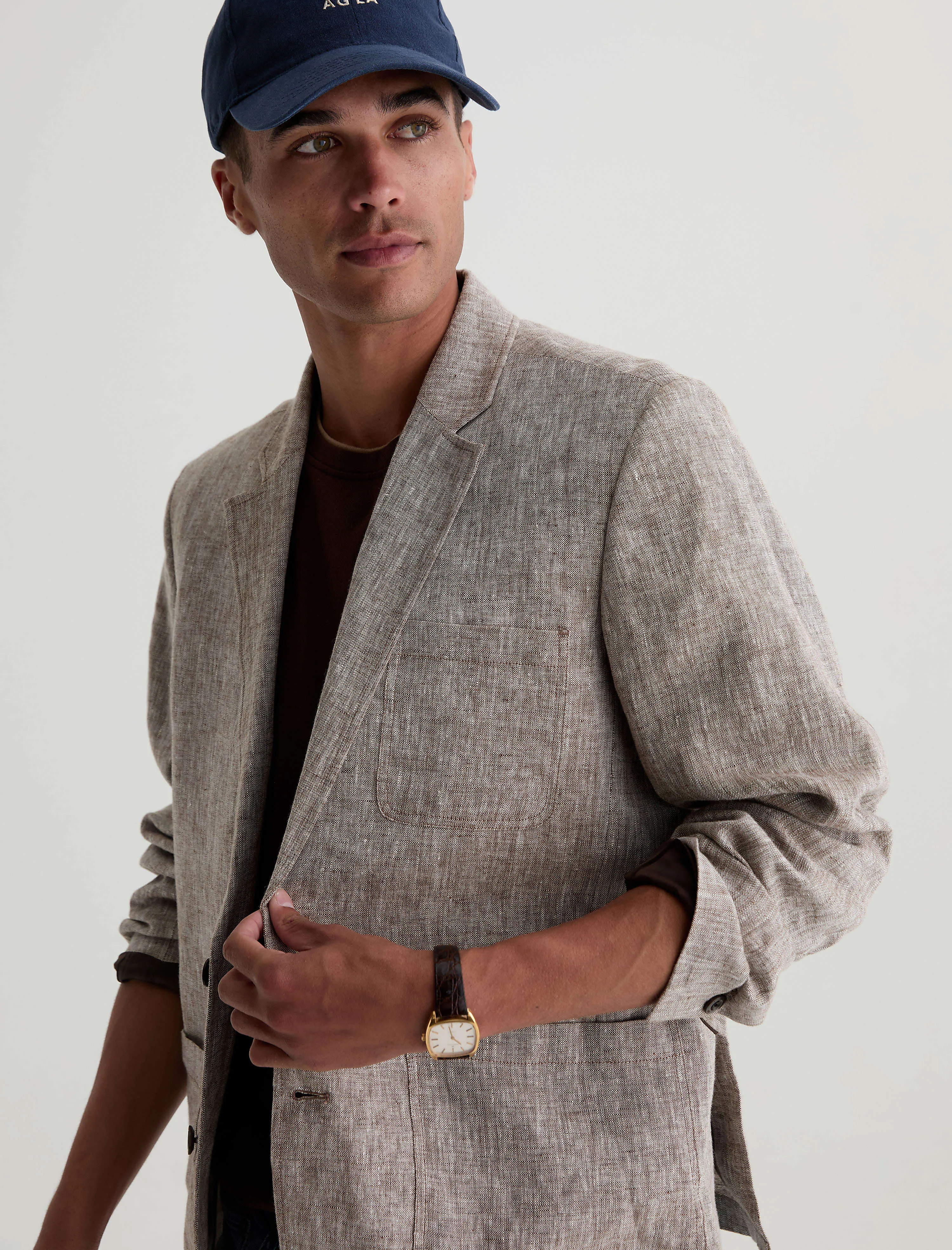 Leo Linen Blazer sold by AG Jeans product image thumbnail 3
