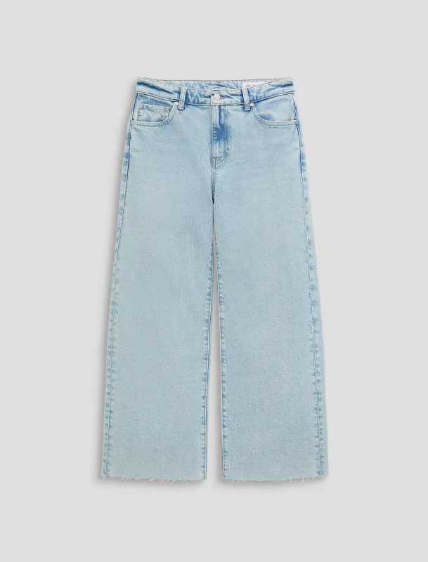 Saige Wide Leg Crop Jean made by AG Jeans