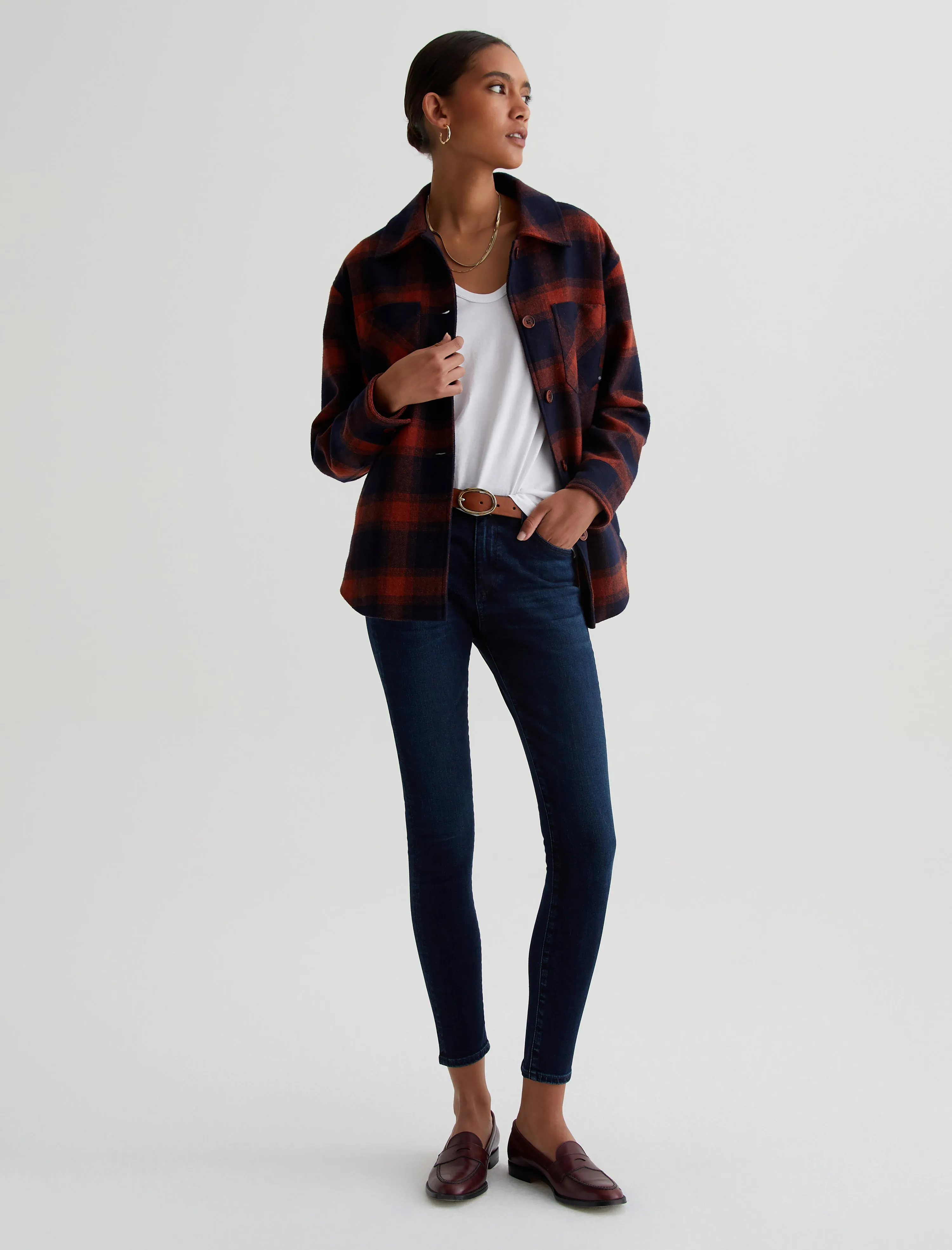 Farrah Skinny Ankle Vapor Wash sold by Adriano Goldschmied