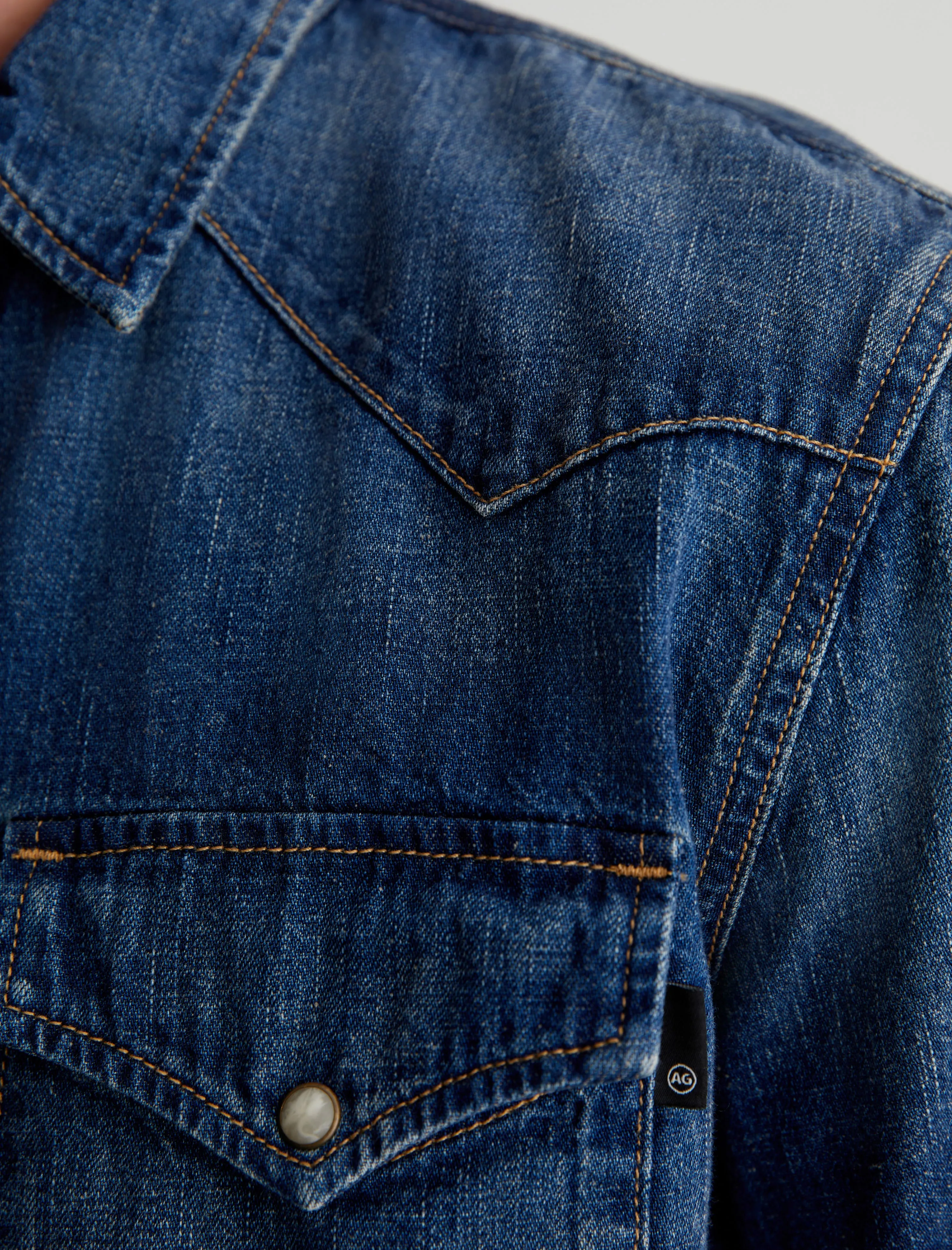 Aiden Western Shirt sold by Adriano Goldschmied product image thumbnail 5