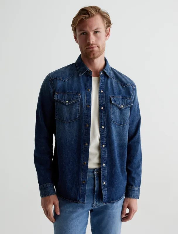 Aiden Western Shirt sold by Adriano Goldschmied