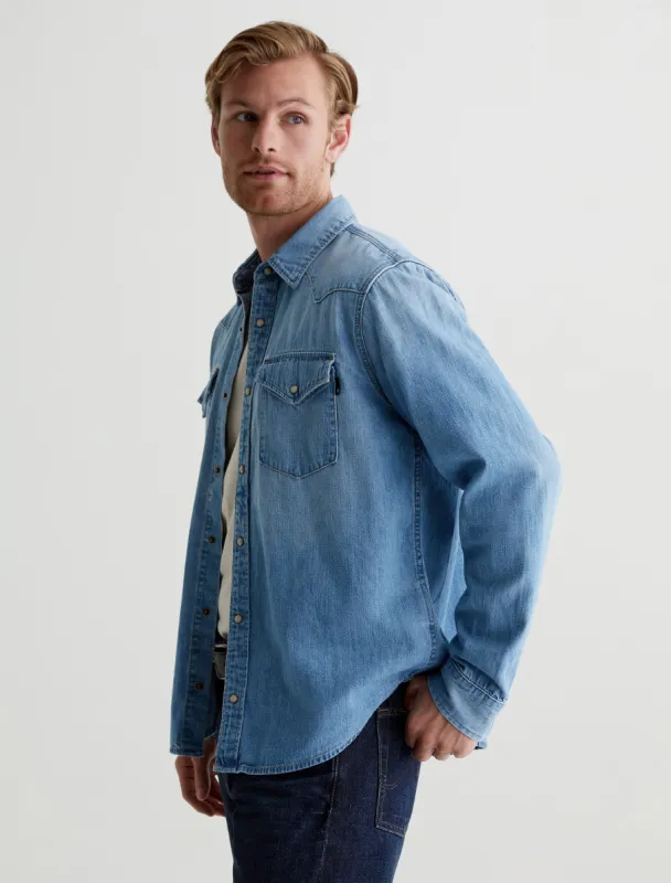 Aiden Western Shirt sold by Adriano Goldschmied