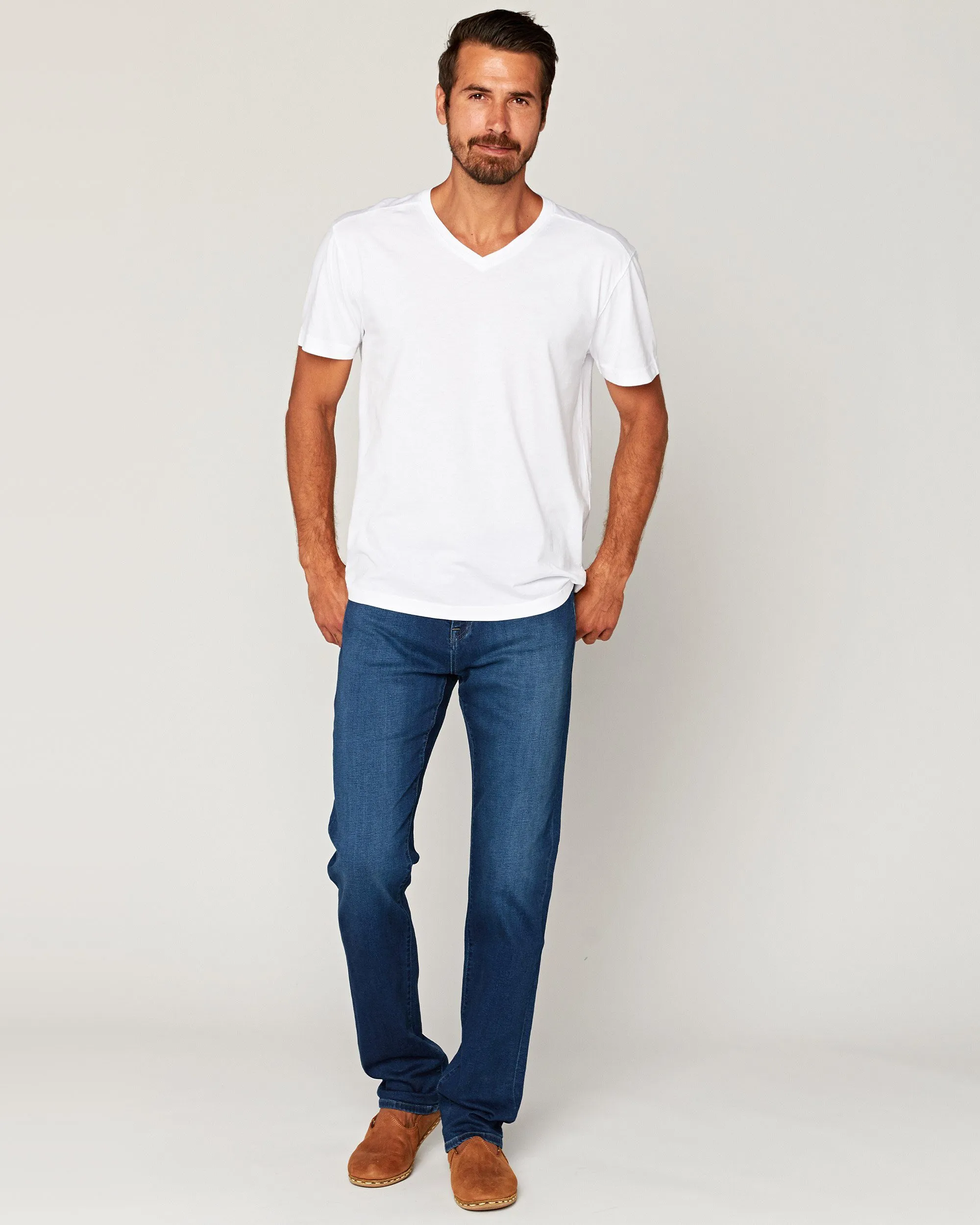 Agave Supima V-Neck Tee sold by Agave product image thumbnail 3