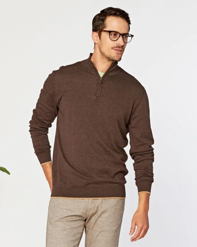 Latitude Supima 1/4 Zip sold by Agave