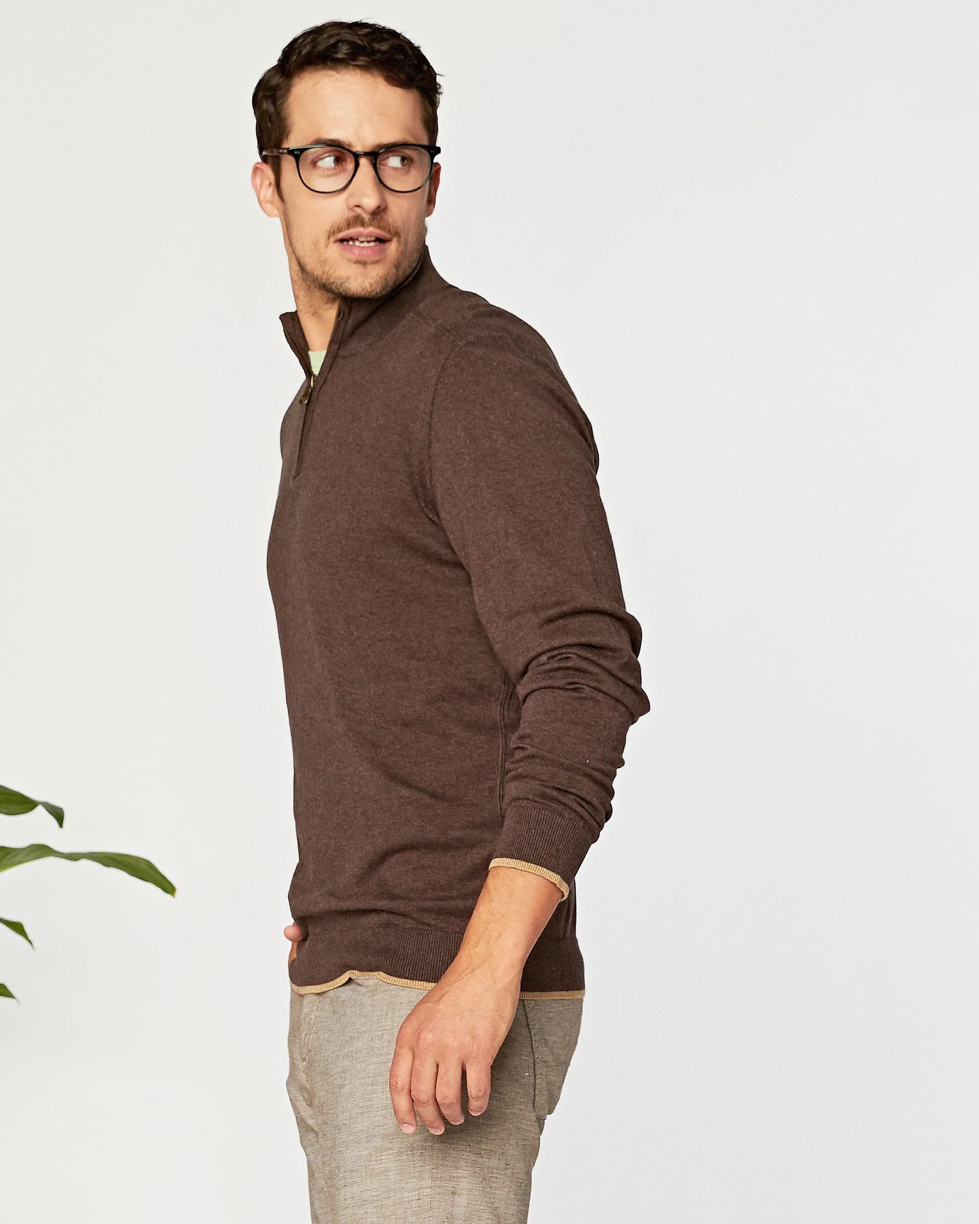 Latitude Supima 1/4 Zip sold by Agave product image thumbnail 3