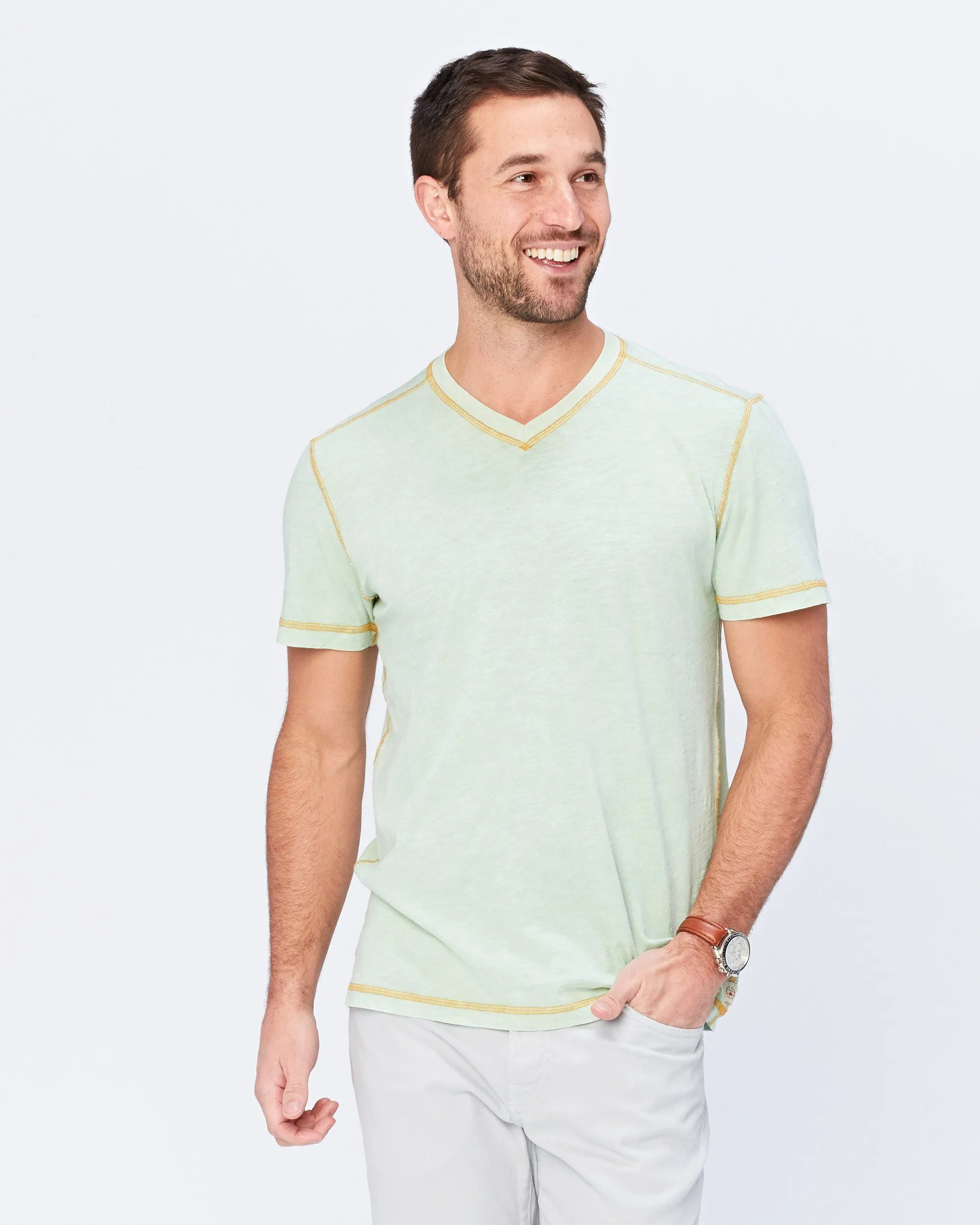 Dungeons Jersey Vee Neck Tee sold by Agave