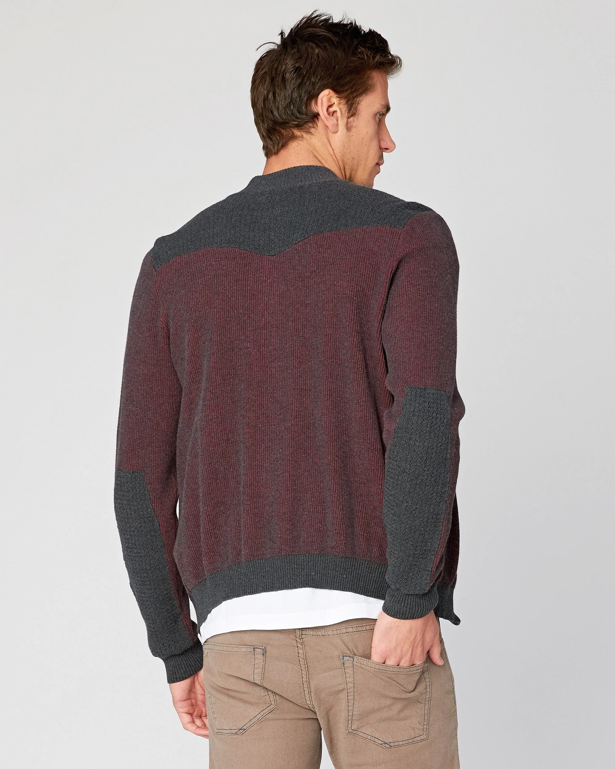 Beacon Full-Zip Mock Sweater sold by Agave product image thumbnail 2