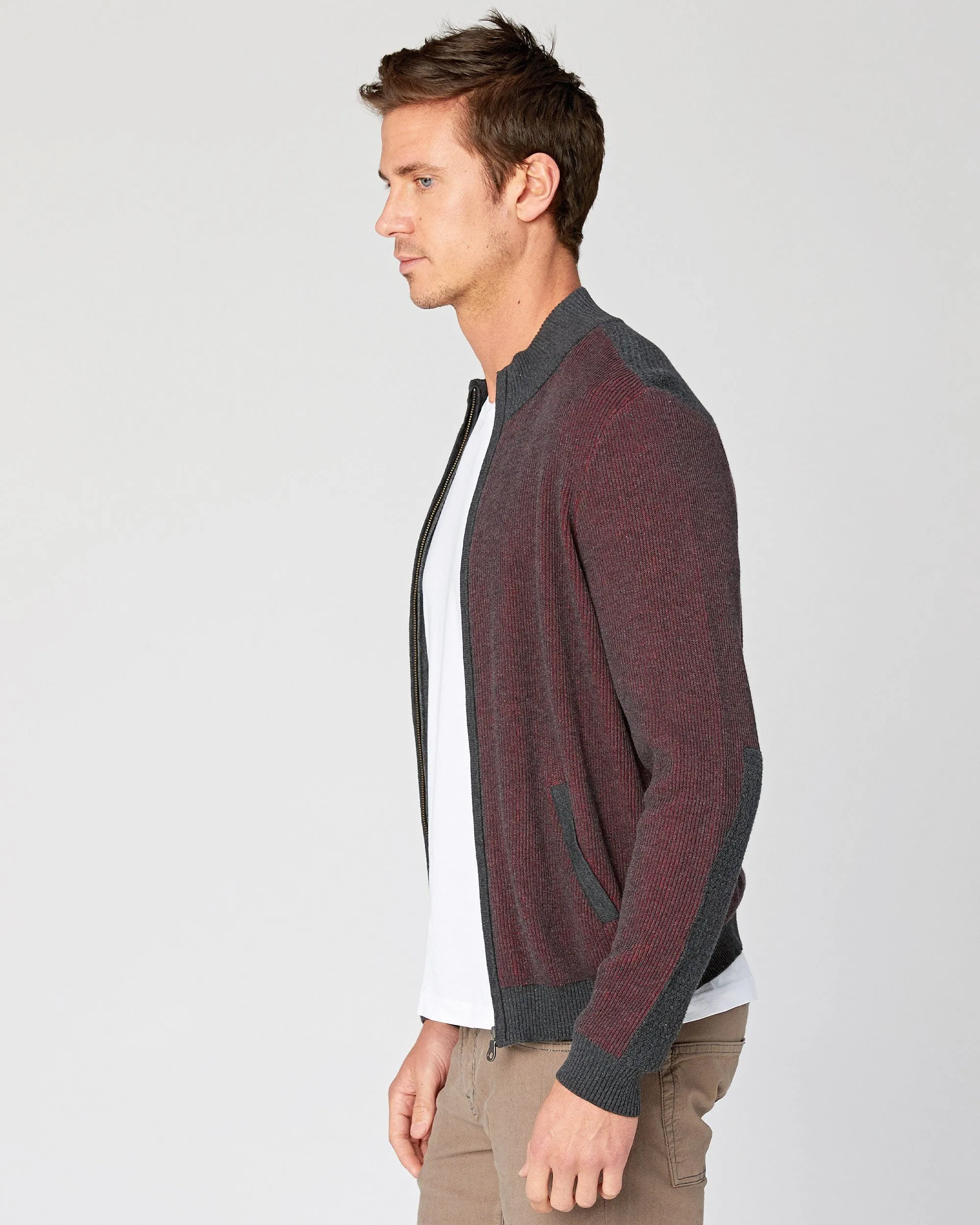 Beacon Full-Zip Mock Sweater sold by Agave product image thumbnail 3