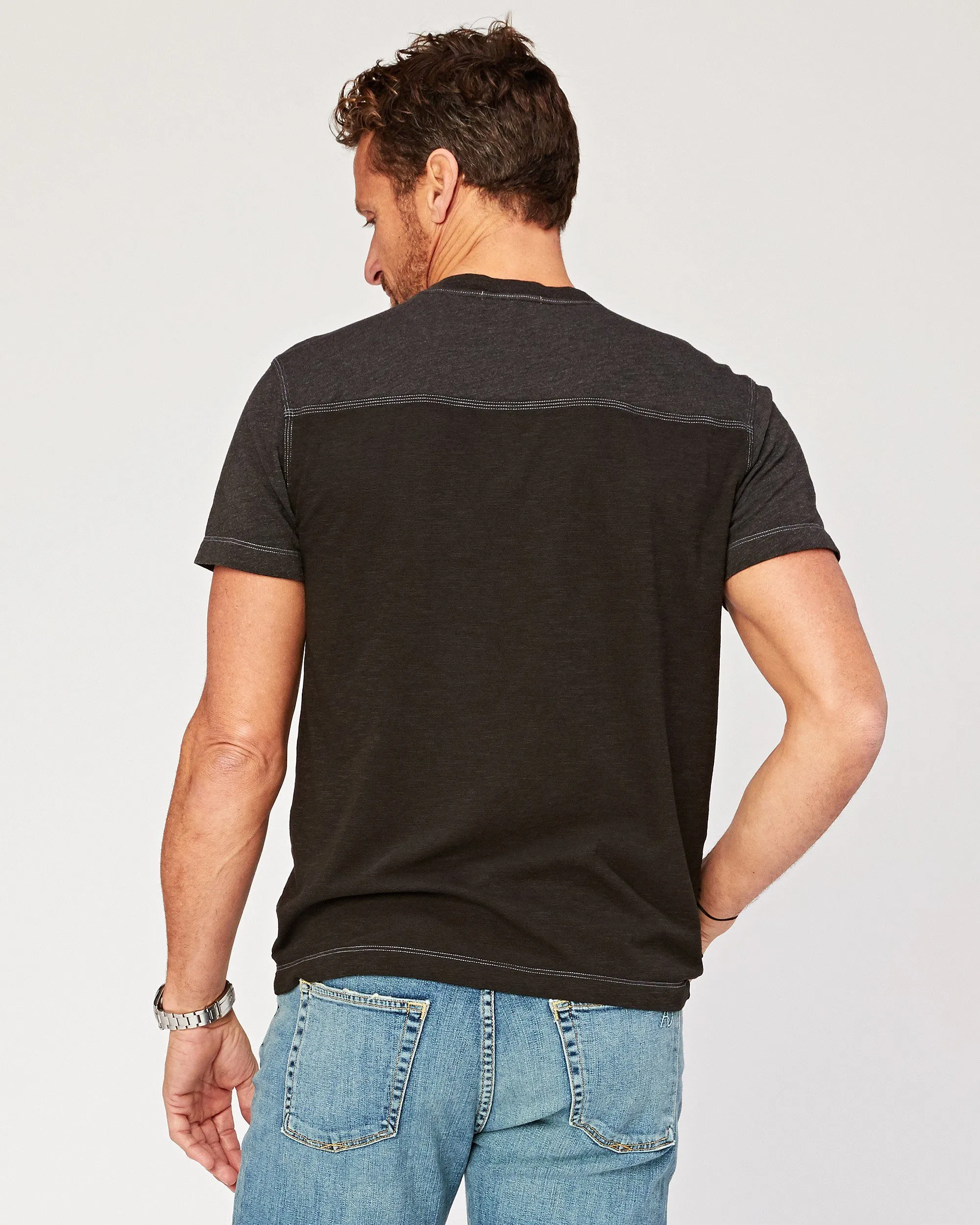 Nauman Short Sleeve Henley sold by Agave product image thumbnail 3