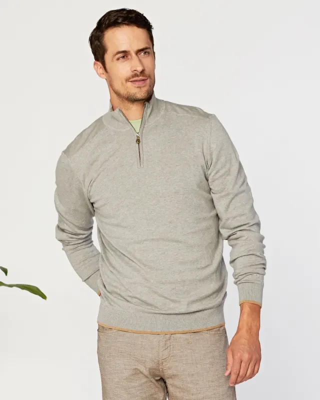 Latitude Supima 1/4 Zip sold by Agave
