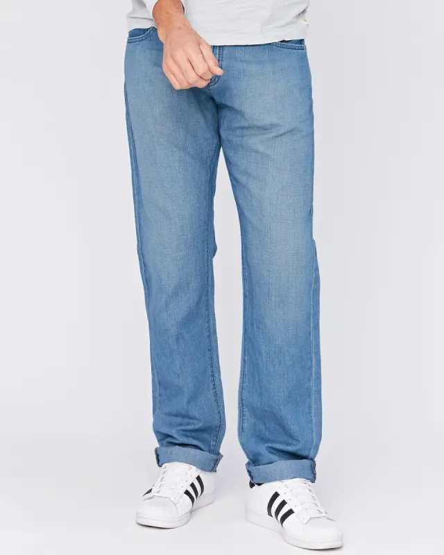No. 7 Waterman Relaxed Fit Deep Marine Linen sold by Agave