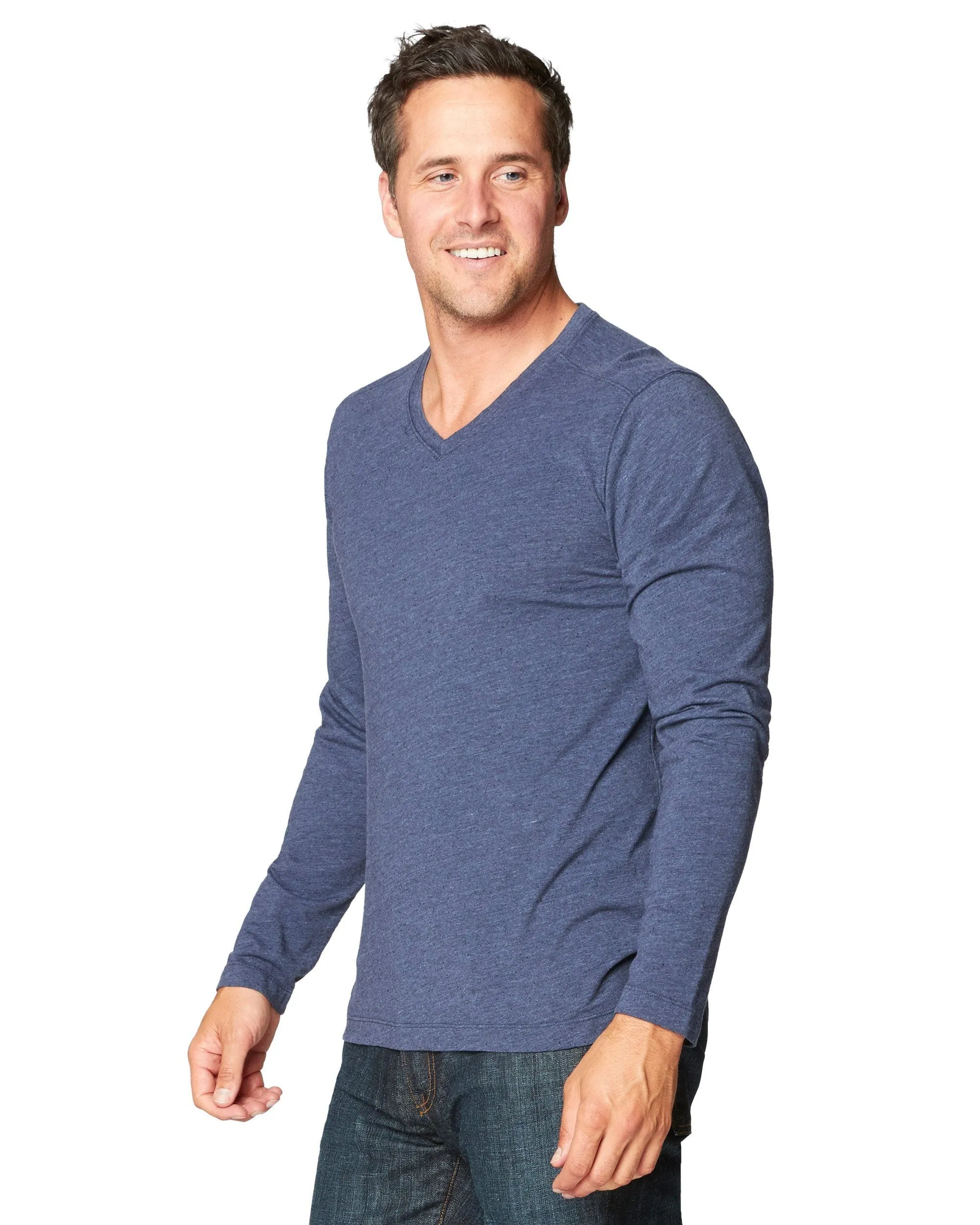 Feathering Long Sleeve Vee sold by Agave product image thumbnail 2