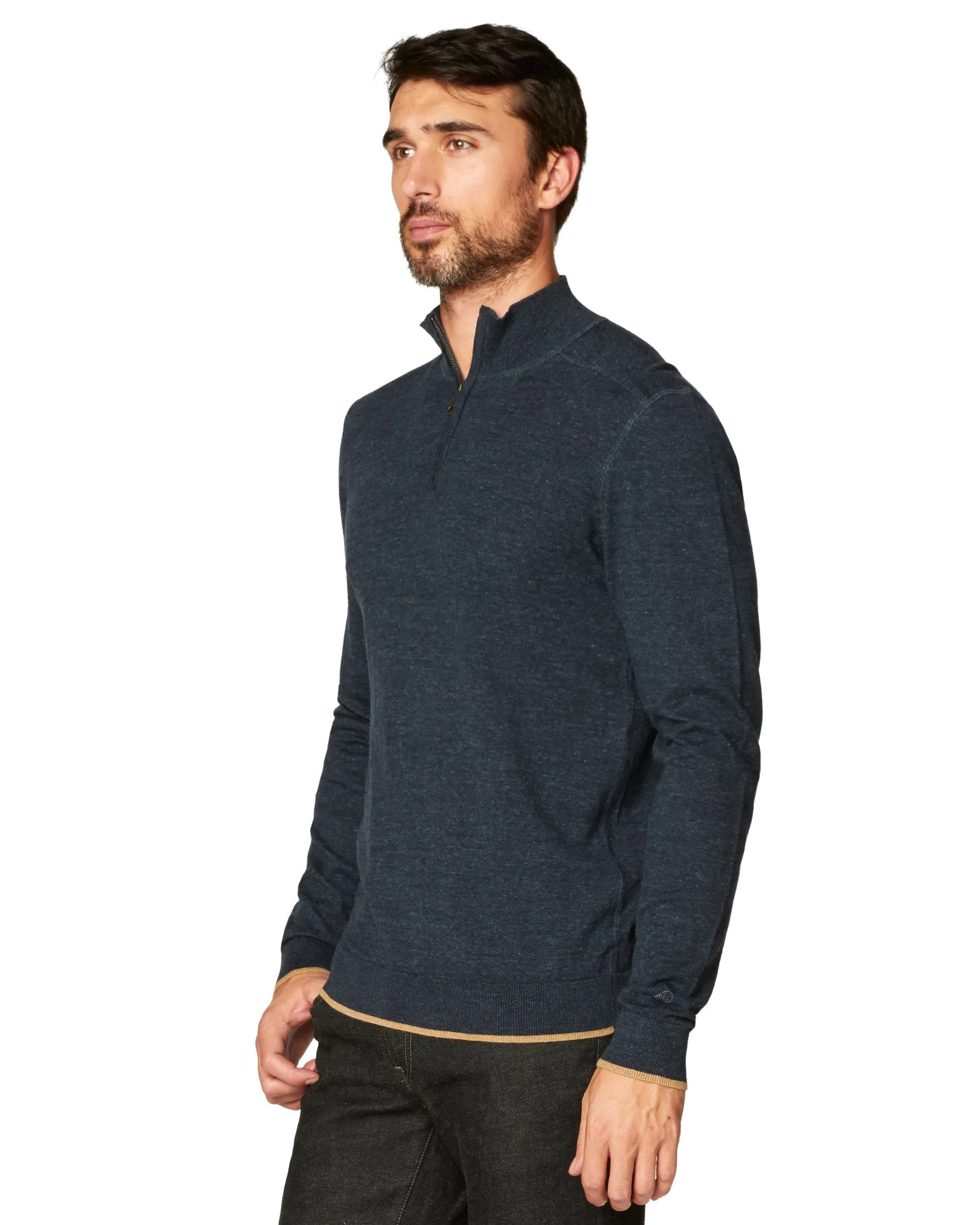 Latitude Supima 1/4 Zip sold by Agave product image thumbnail 3