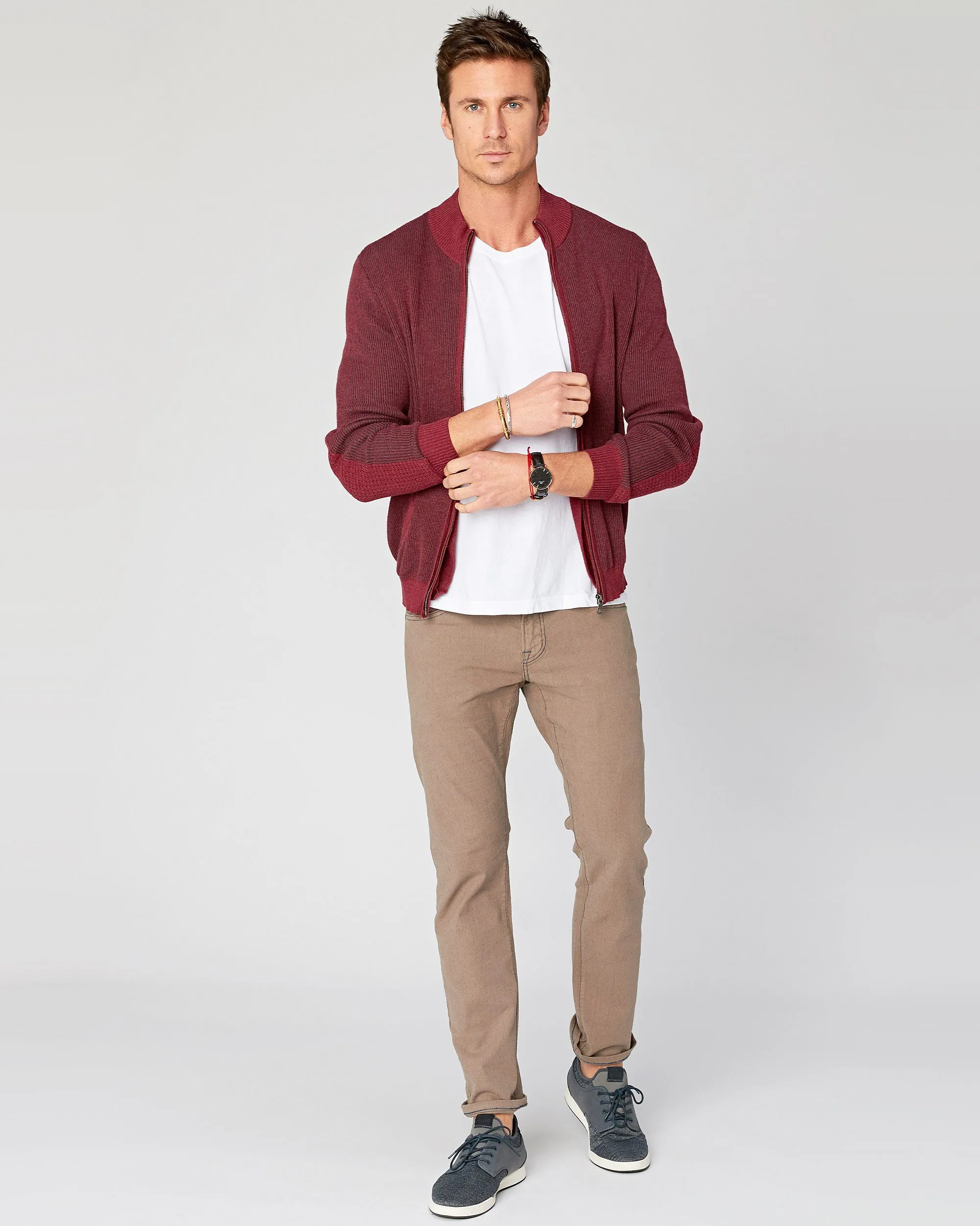 Beacon Full-Zip Mock Sweater sold by Agave product image thumbnail 4