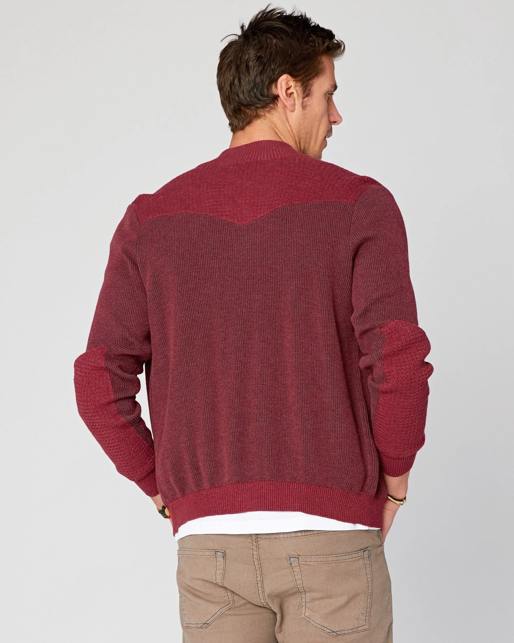 Beacon Full-Zip Mock Sweater sold by Agave product image thumbnail 2