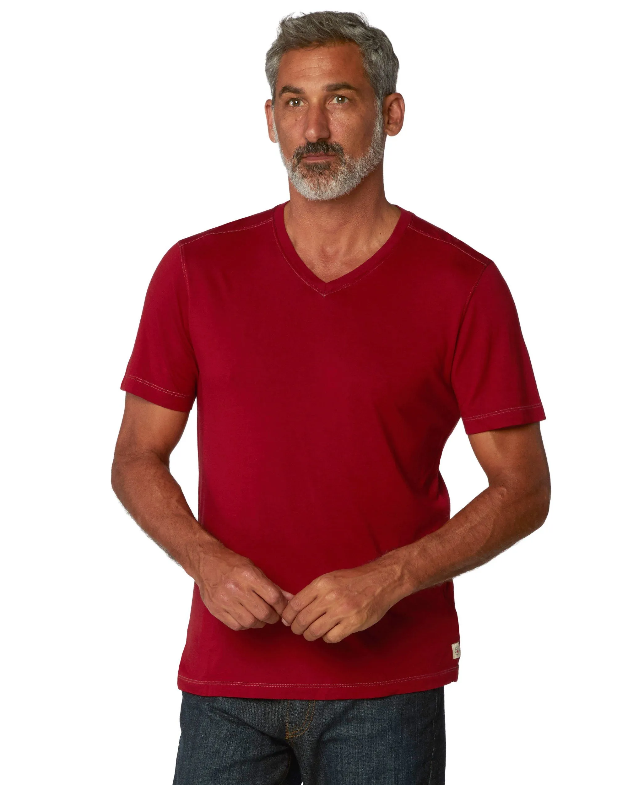 Cory Short Sleeve Vee sold by Agave