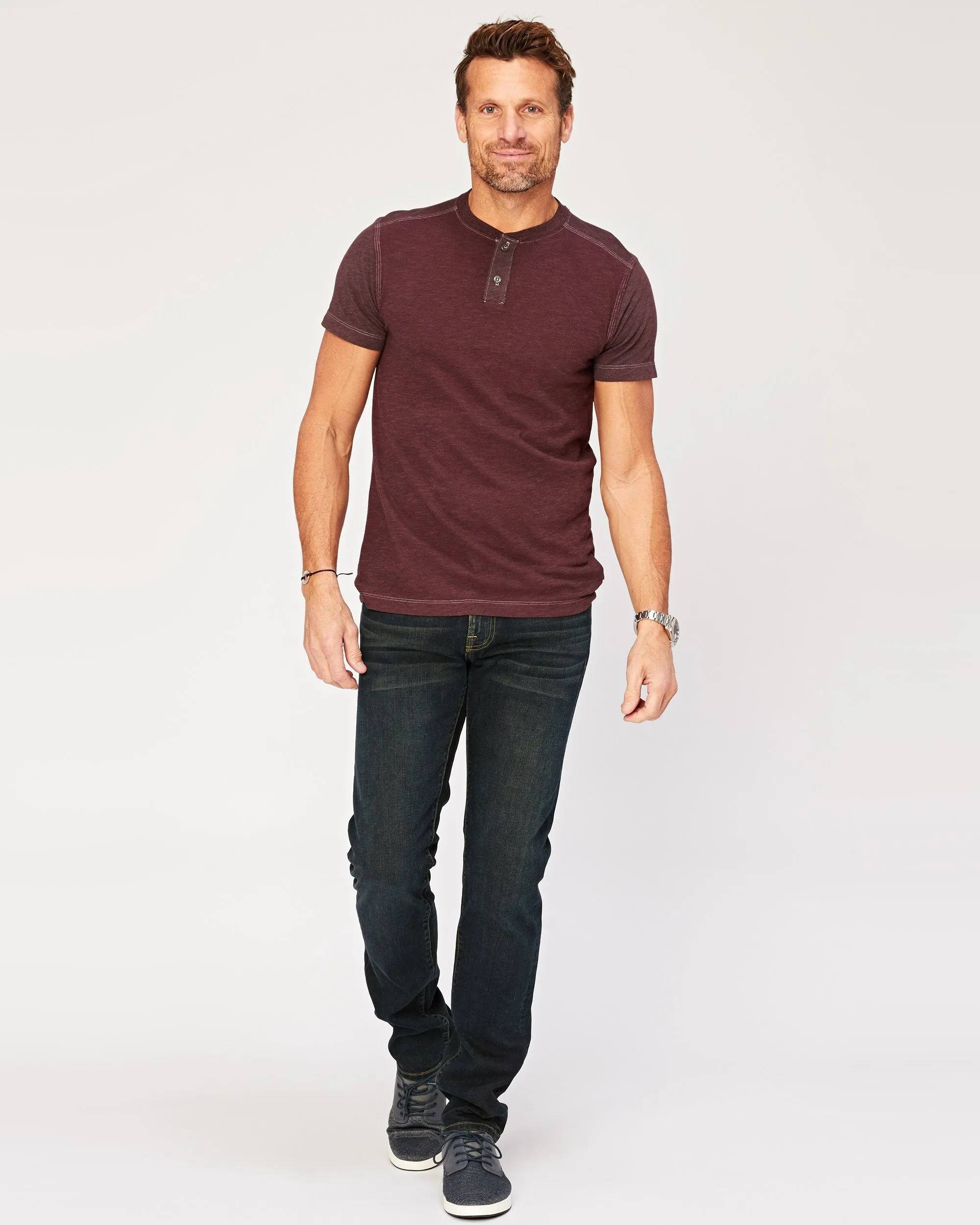 Nauman Short Sleeve Henley sold by Agave product image thumbnail 2