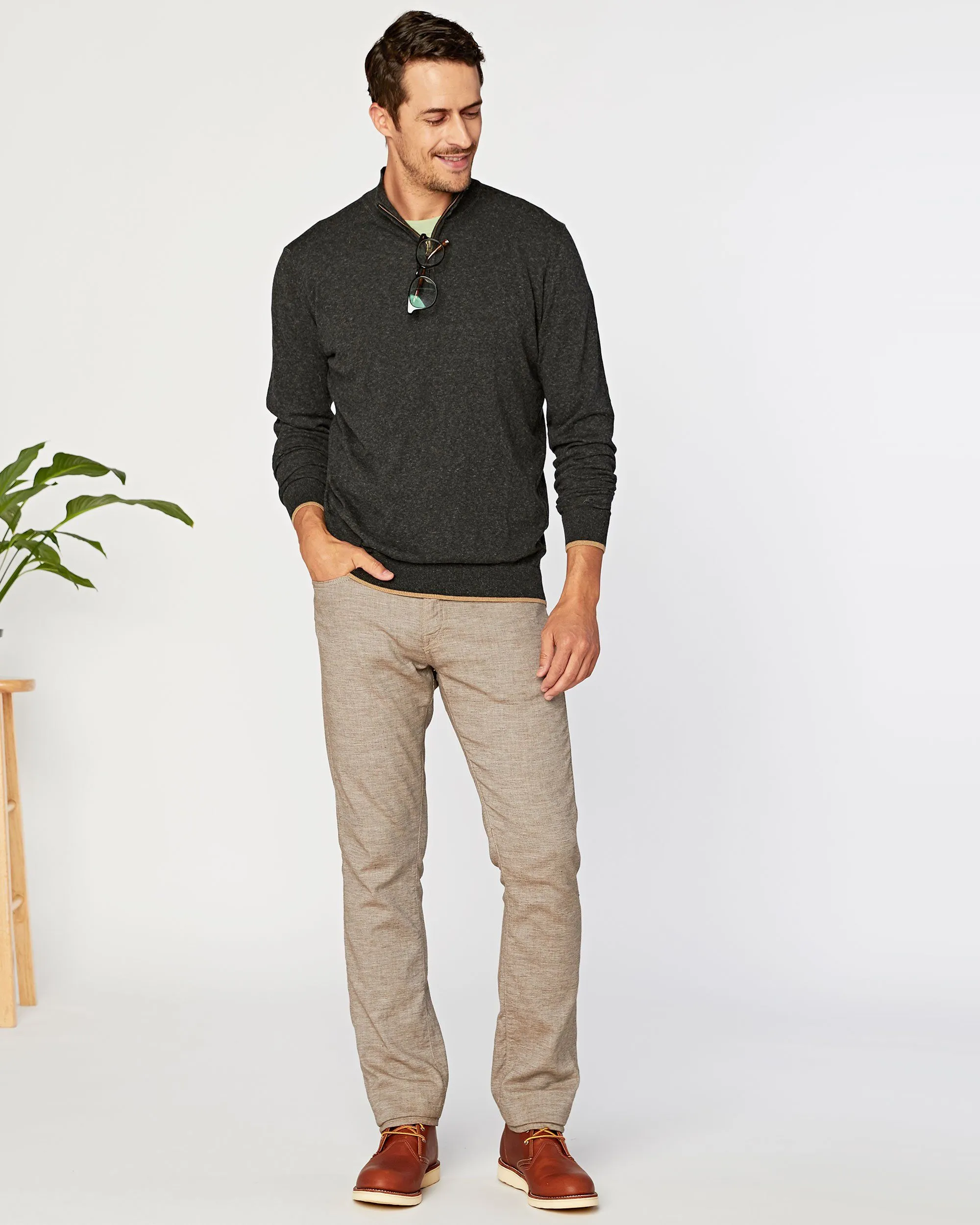 Latitude Supima 1/4 Zip sold by Agave product image thumbnail 2