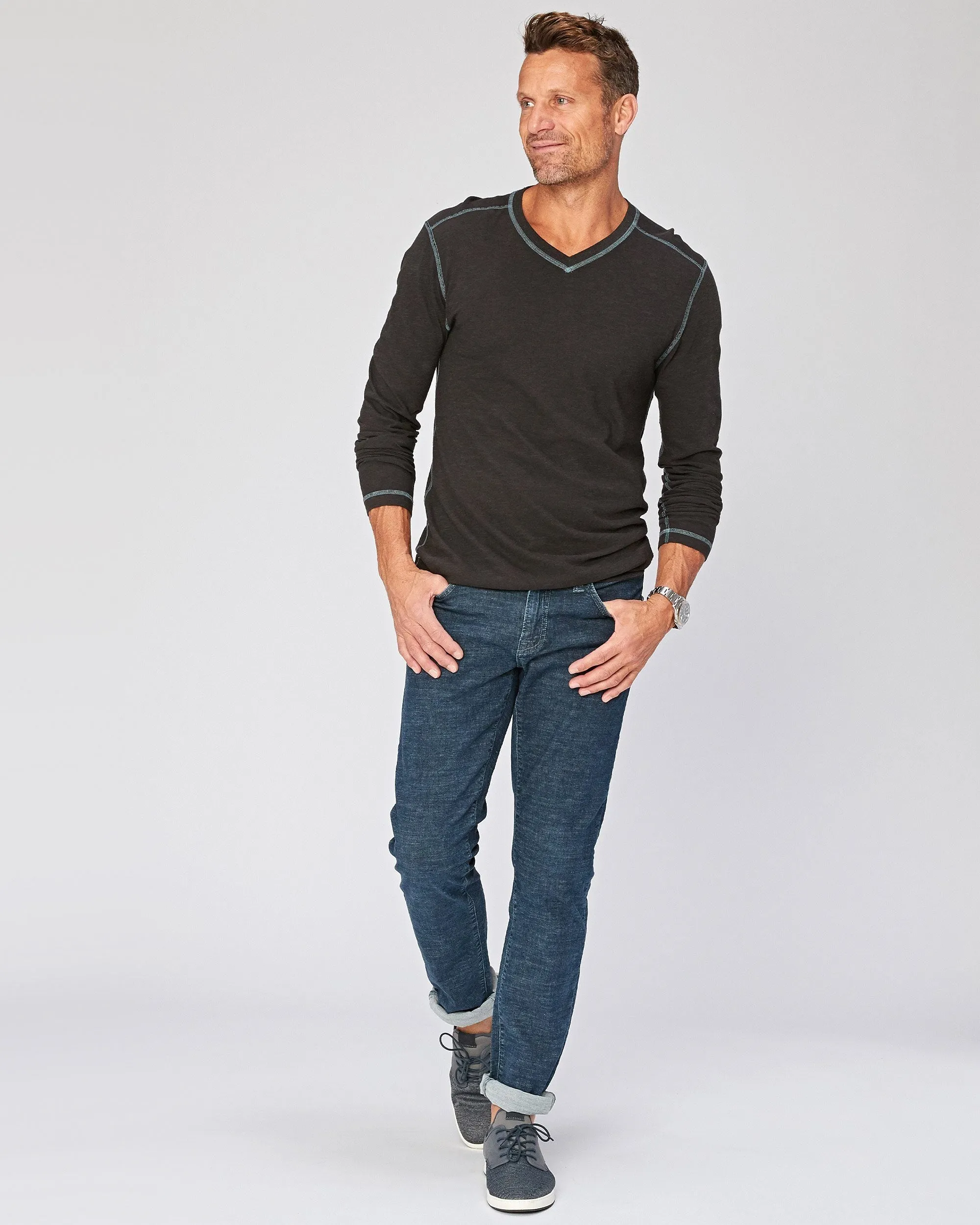 Kentwood Long Sleeve V Neck sold by Agave product image thumbnail 4