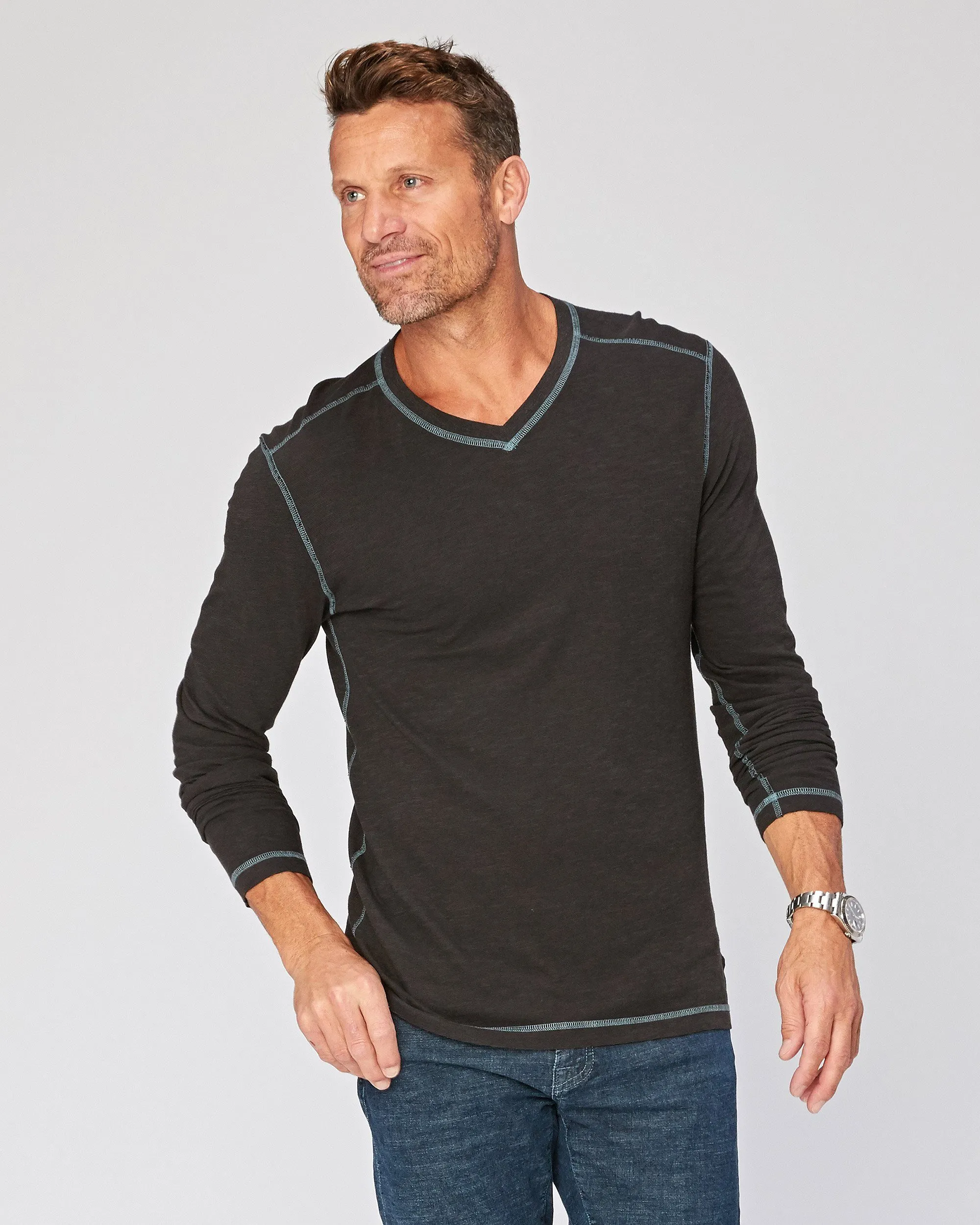 Kentwood Long Sleeve V Neck sold by Agave