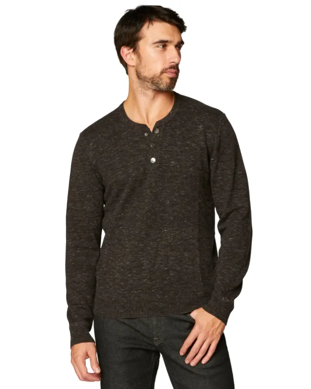 Hollow Long Sleeve Henley sold by Agave