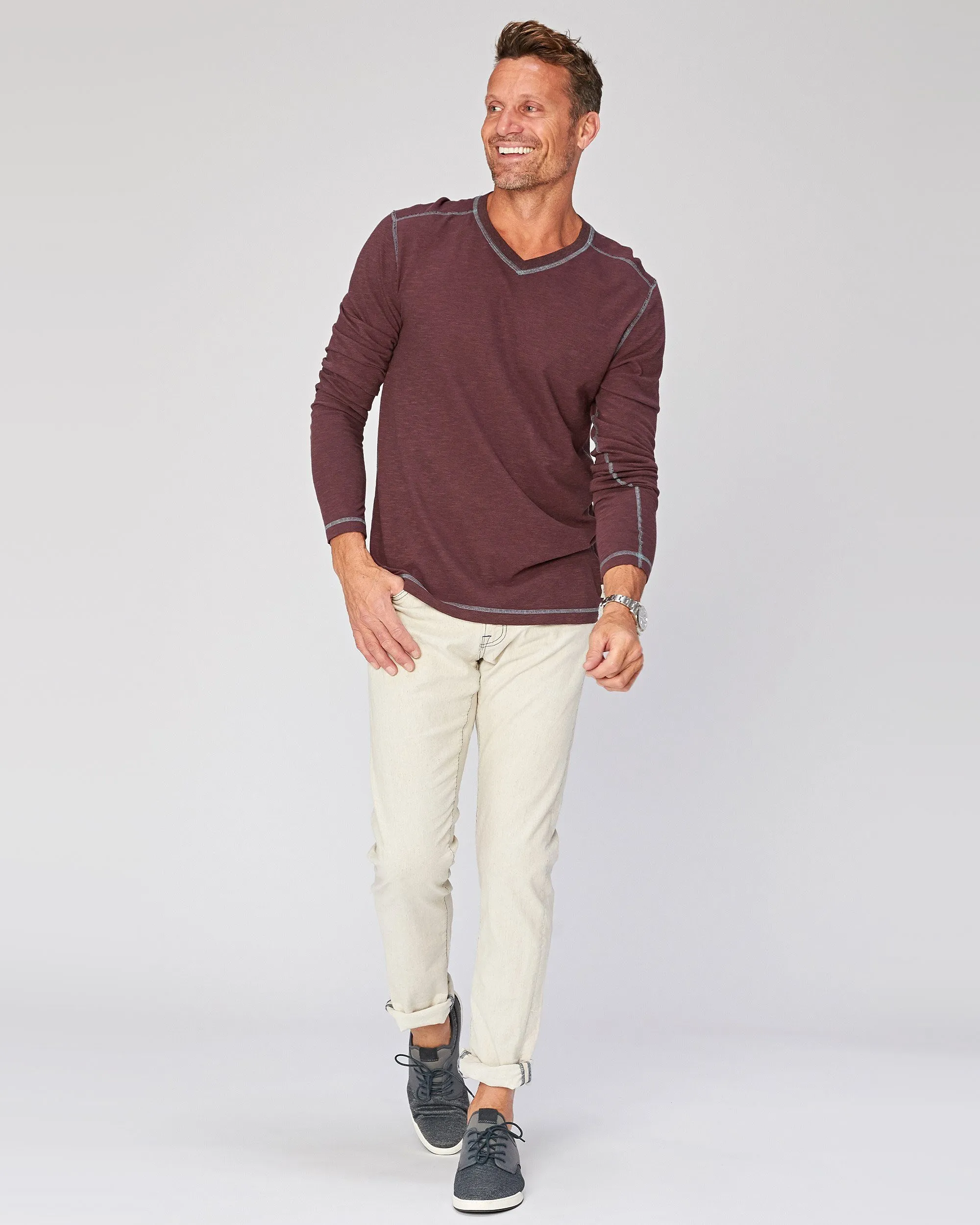 Kentwood Long Sleeve V Neck sold by Agave product image thumbnail 4